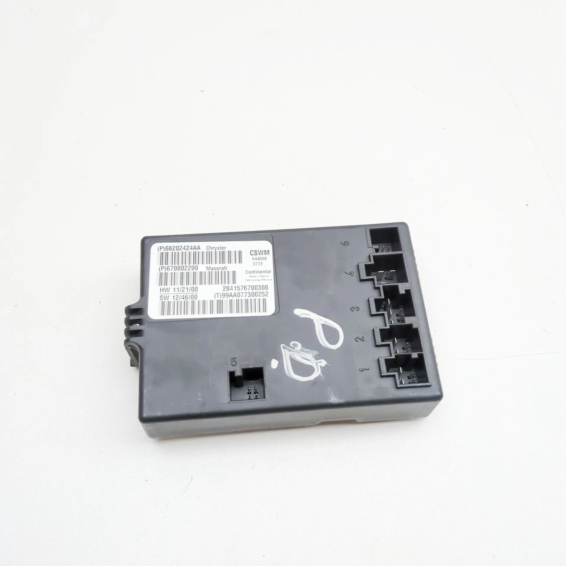 Alfa-Romeo Giulia (952) Front Right Seat Control Unit Front Right Seat Control Unit — ALFA ROMEO GIUL...