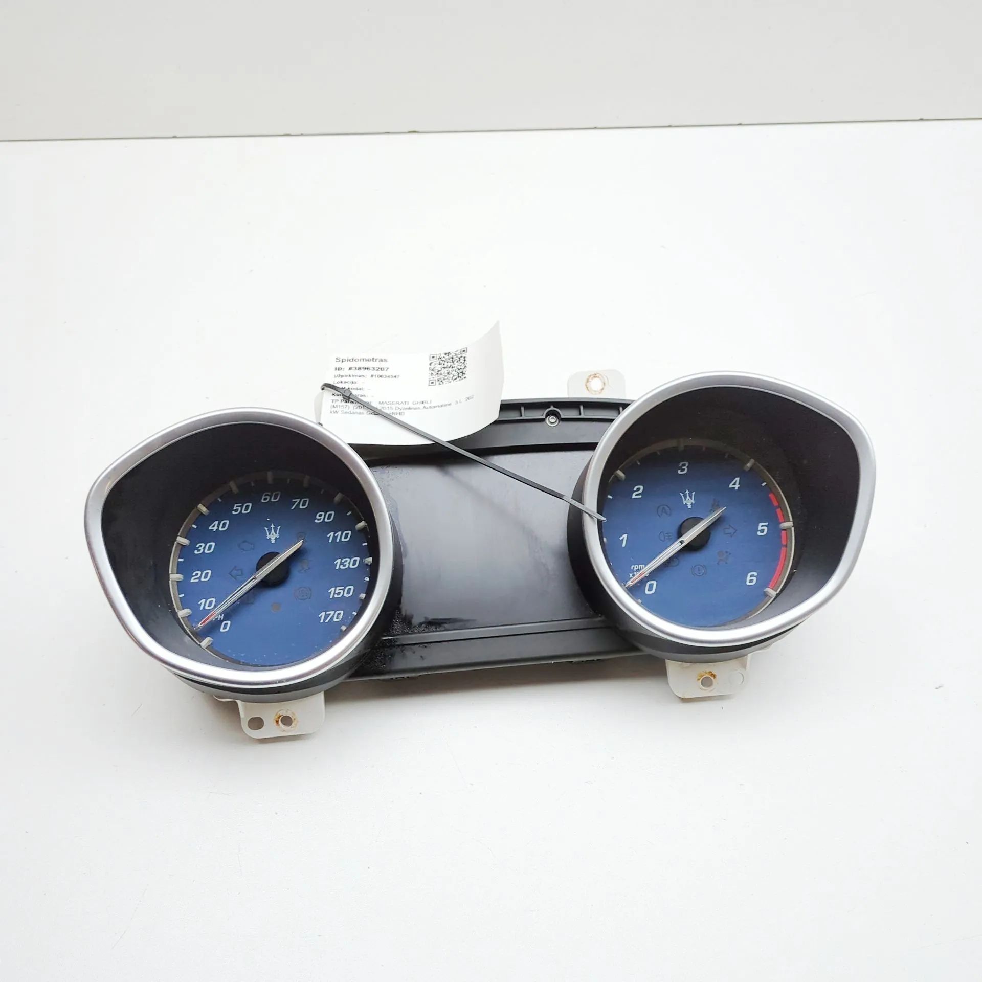Maserati Ghibli Instrument Cluster Speedometer Instrument Cluster Speedometer — MASERATI GHIBL...