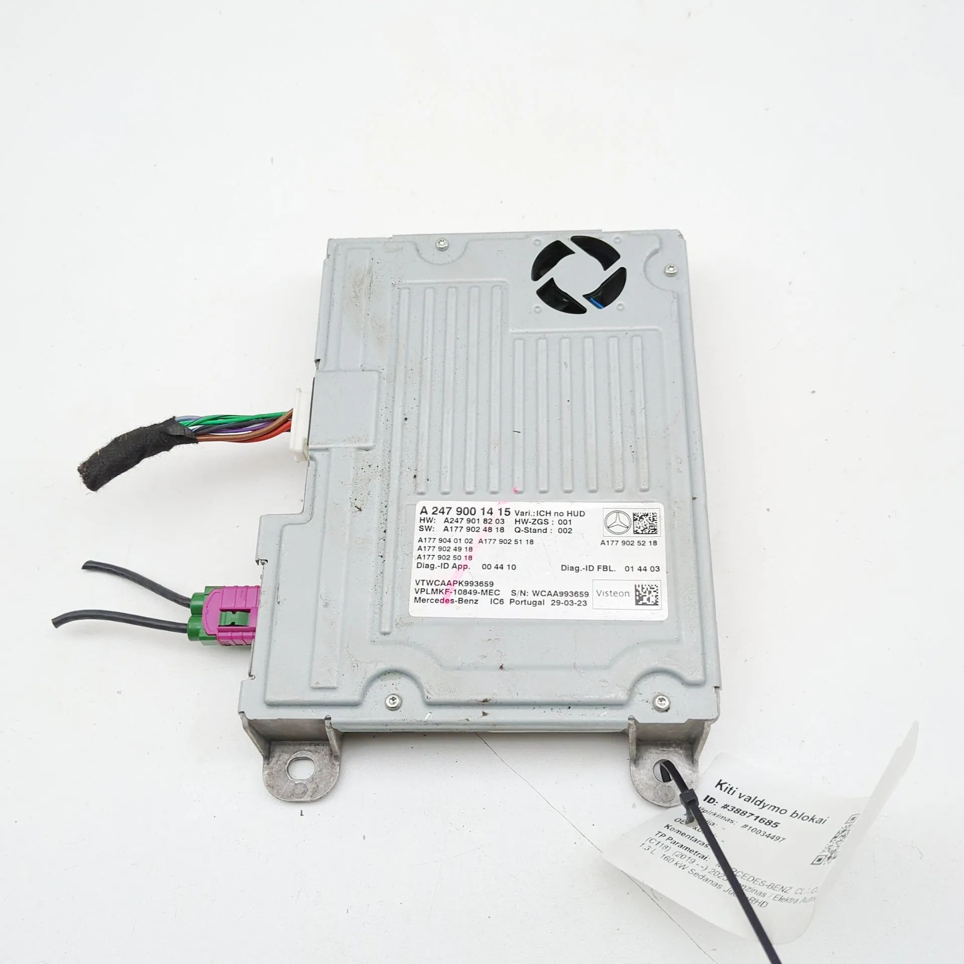Mercedes-Benz CLA (C118) Other Control Units Other Control Units — MERCEDES BENZ CLA (Coupe ...