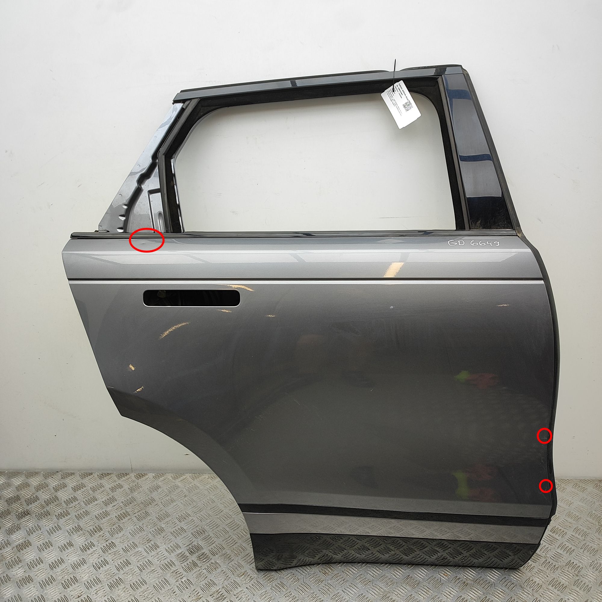 Land Rover Range Rover Velar Door — rear right Door — rear right — LAND ROVER RANGE ROVER VELA...