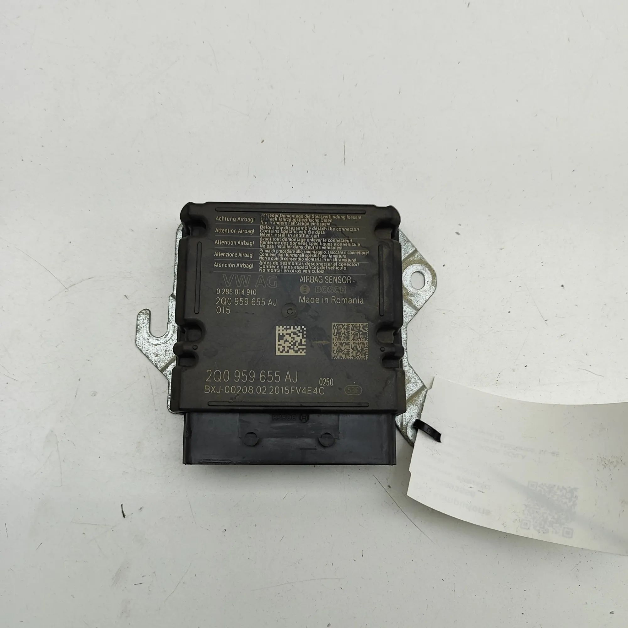 Skoda Scala SRS Control Unit SRS Control Unit — SKODA SCALA (2019-...) — 2Q0...