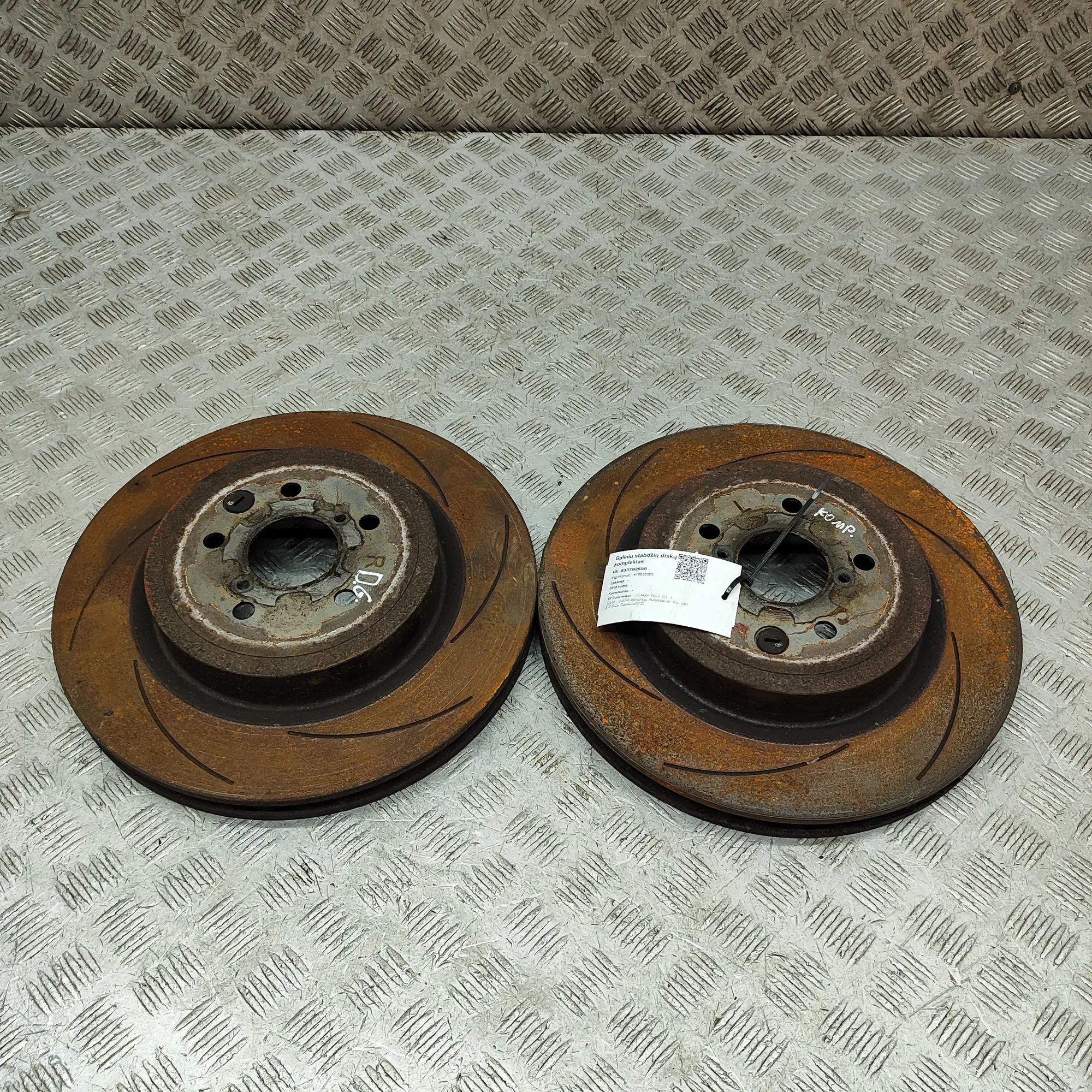 Lexus RC Rear Brake Disc Kit Rear Brake Disc Kit — LEXUS RC (_C1_) (2014-......