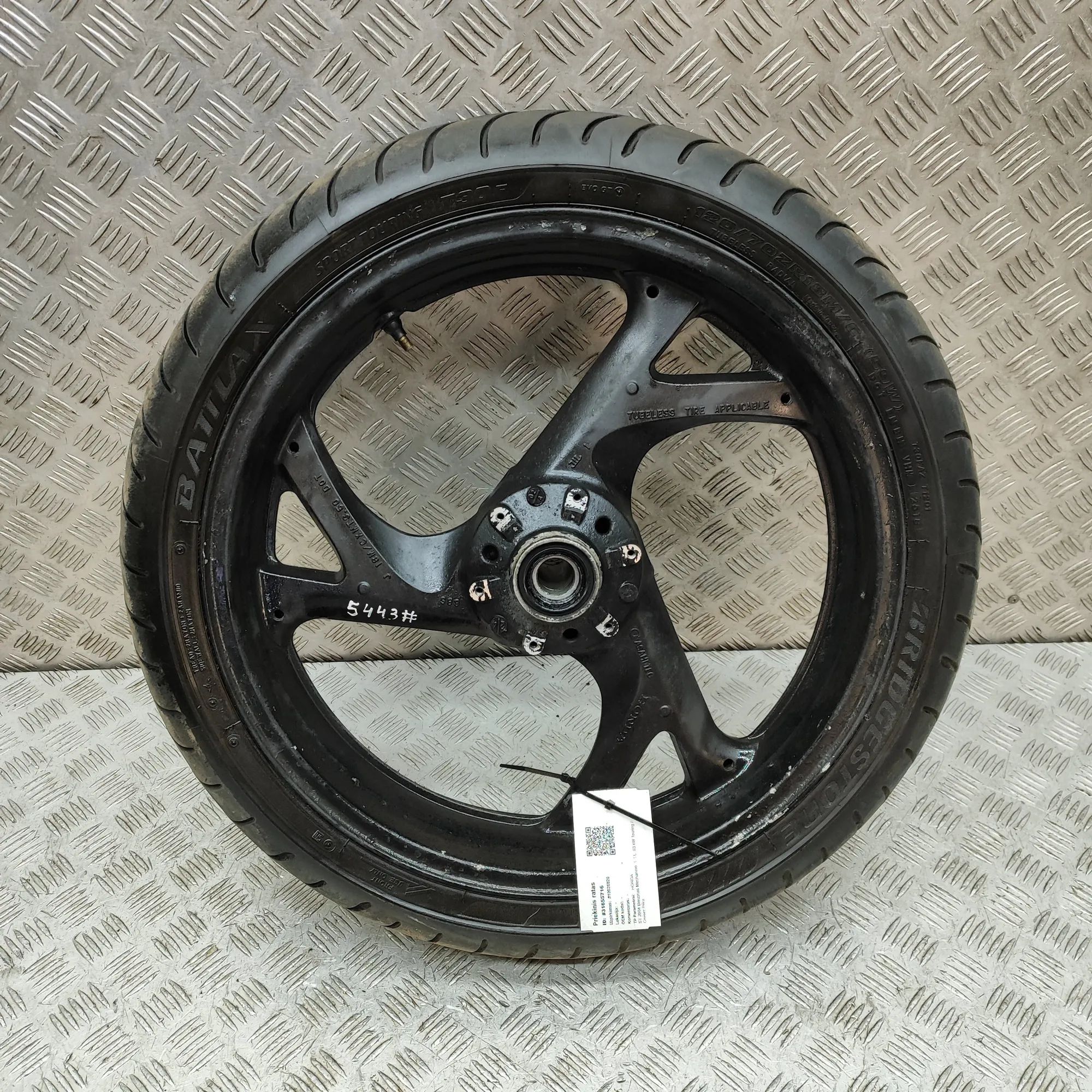 Honda Stream Front wheel alloy rim Front wheel alloy rim — HONDA ST (-...)

Genera...