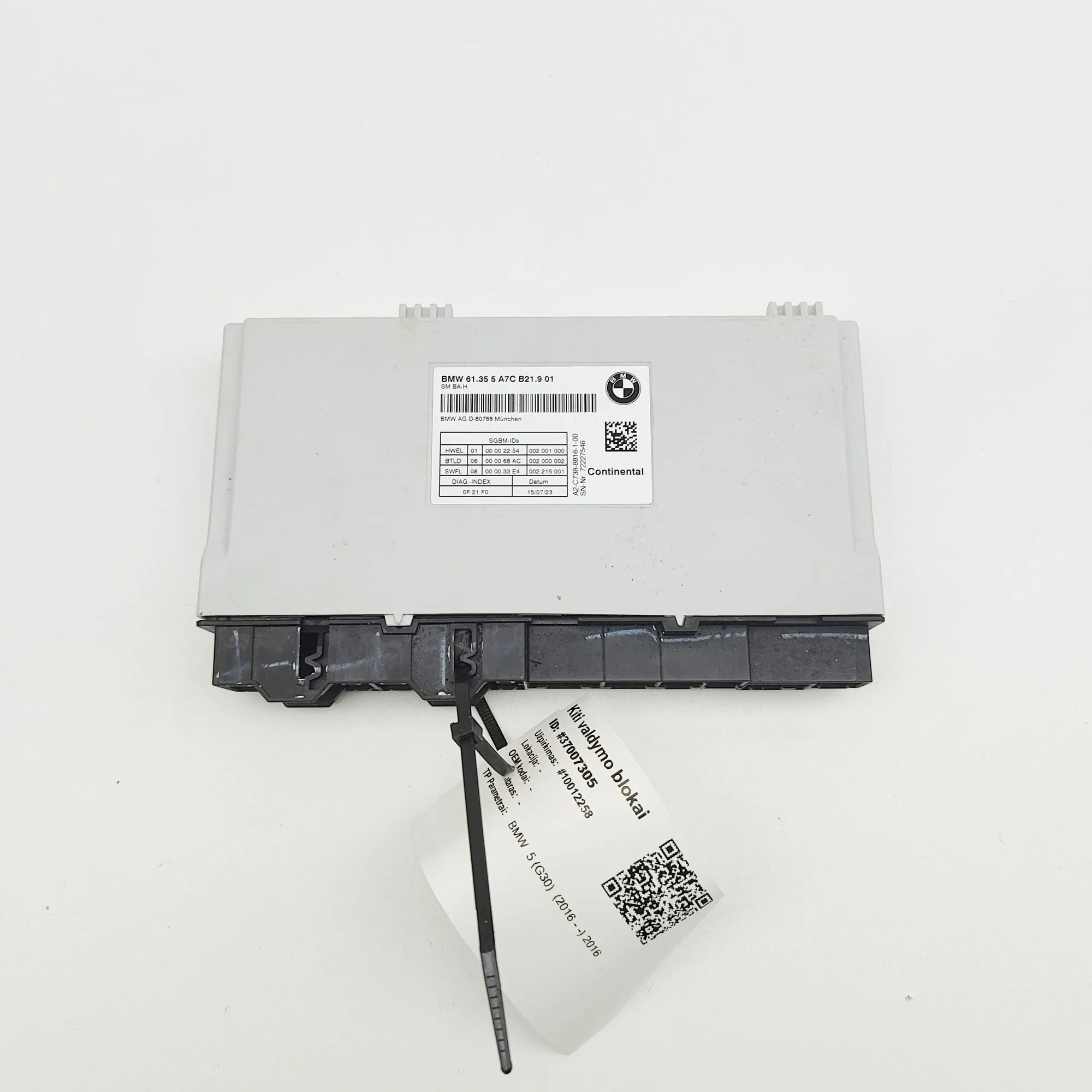 BMW X3 / iX3 (G01) Front Right Seat Control Unit