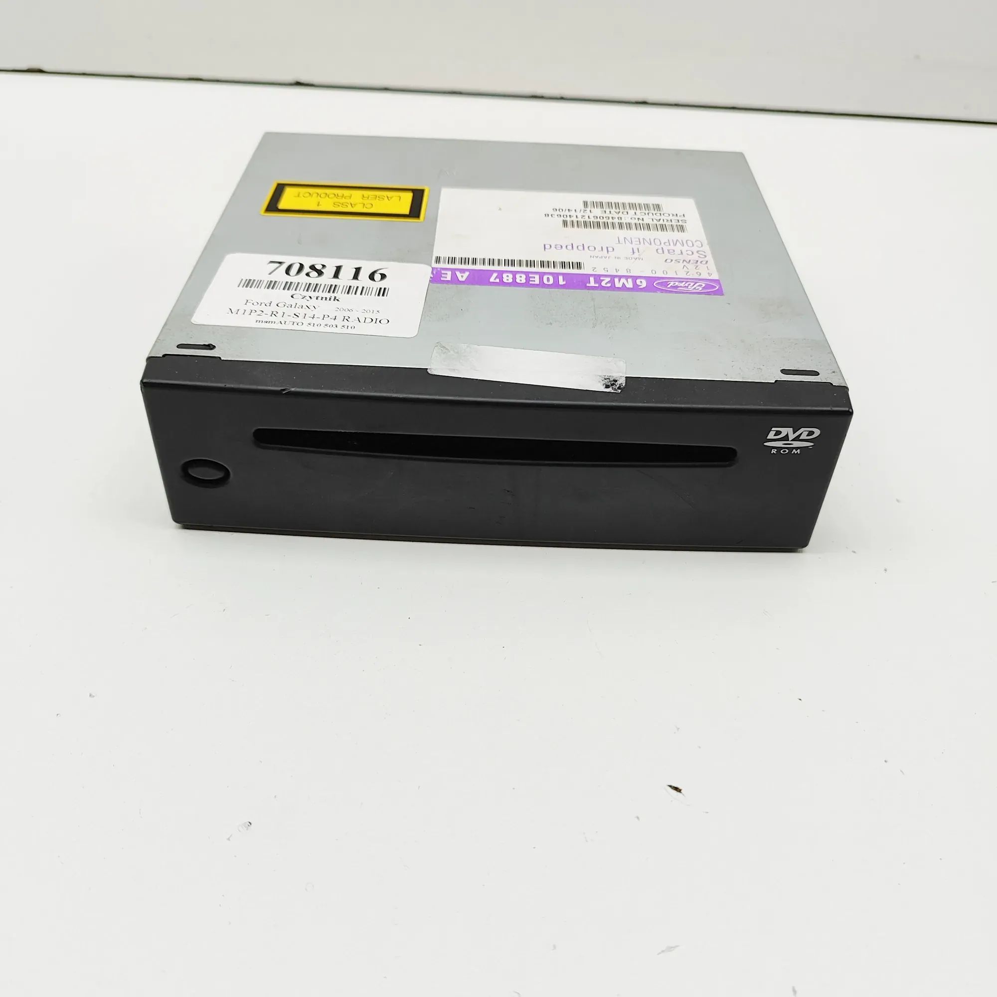 Ford Galaxy Navigation Control Unit Navigation Control Unit — FORD GALAXY WA6 (2006...