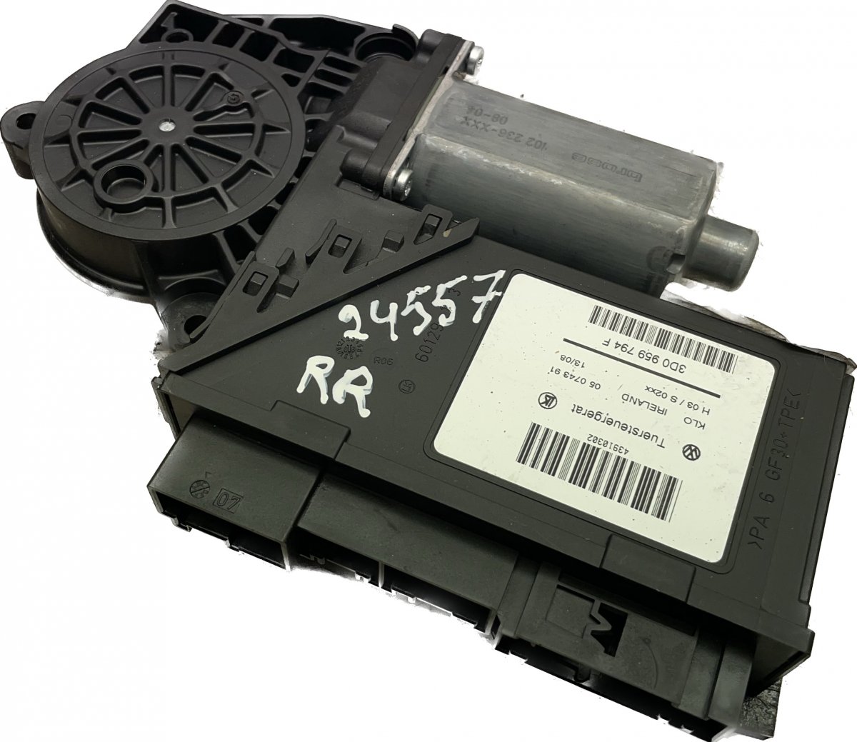 Volkswagen Touareg Window regulator motor — rear right Window regulator motor — rear right — VW TOUARE...