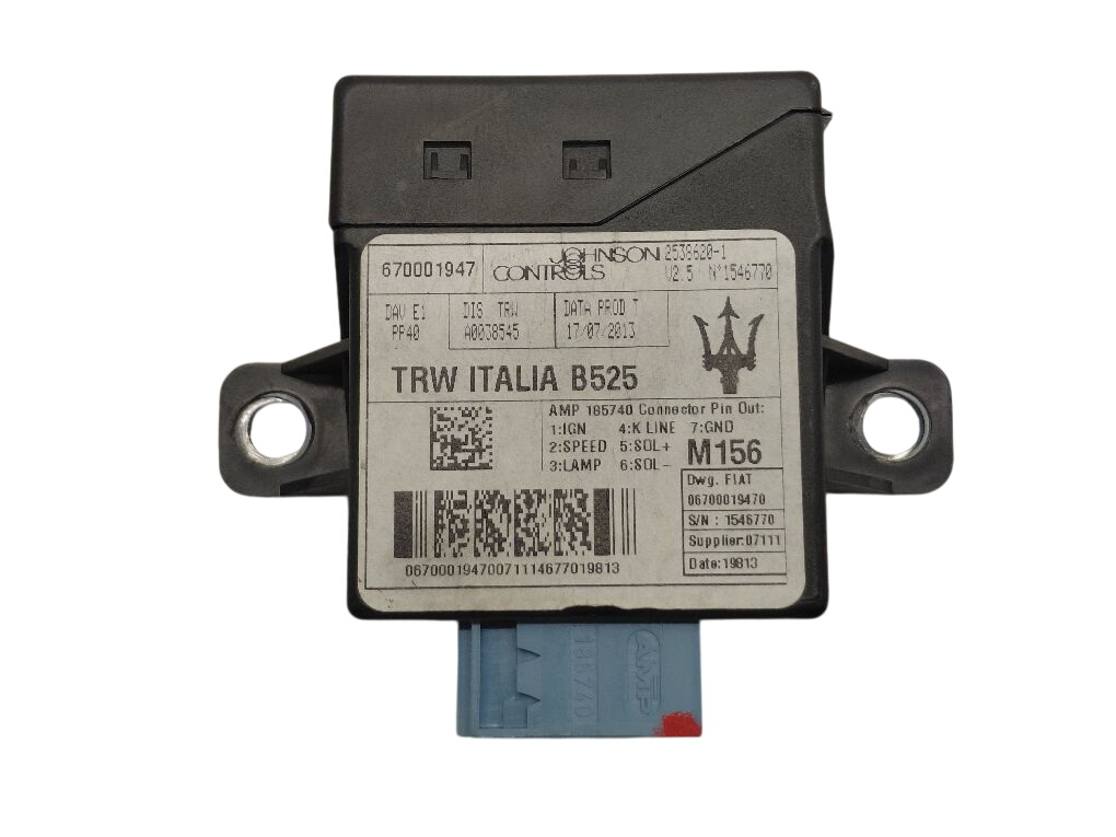 Maserati Quattroporte Power Steering Control Unit Power steering control unit — MASERATI QUATTROP...