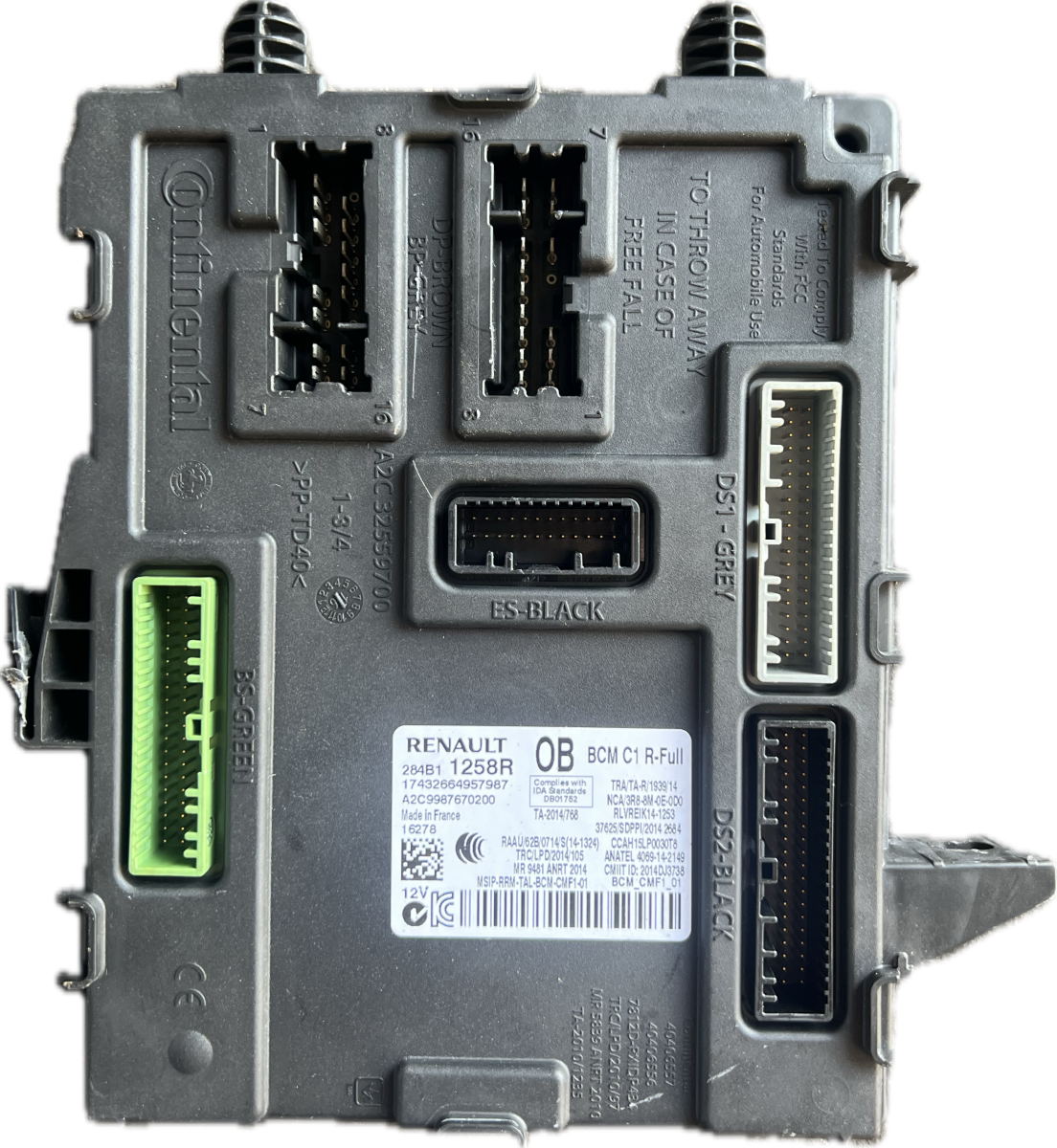 Renault Megane Body control module (BCM) Body control module (BCM) — RENAULT MEGANE (IV ...