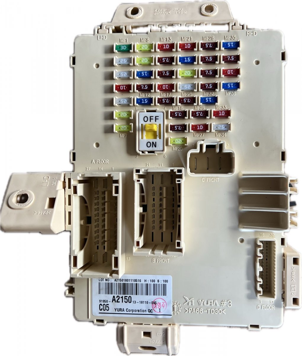 Kia Ceed (CD) Fuse box Fuse box — KIA CEE'D II (JD) (2012-2018) — 9195...