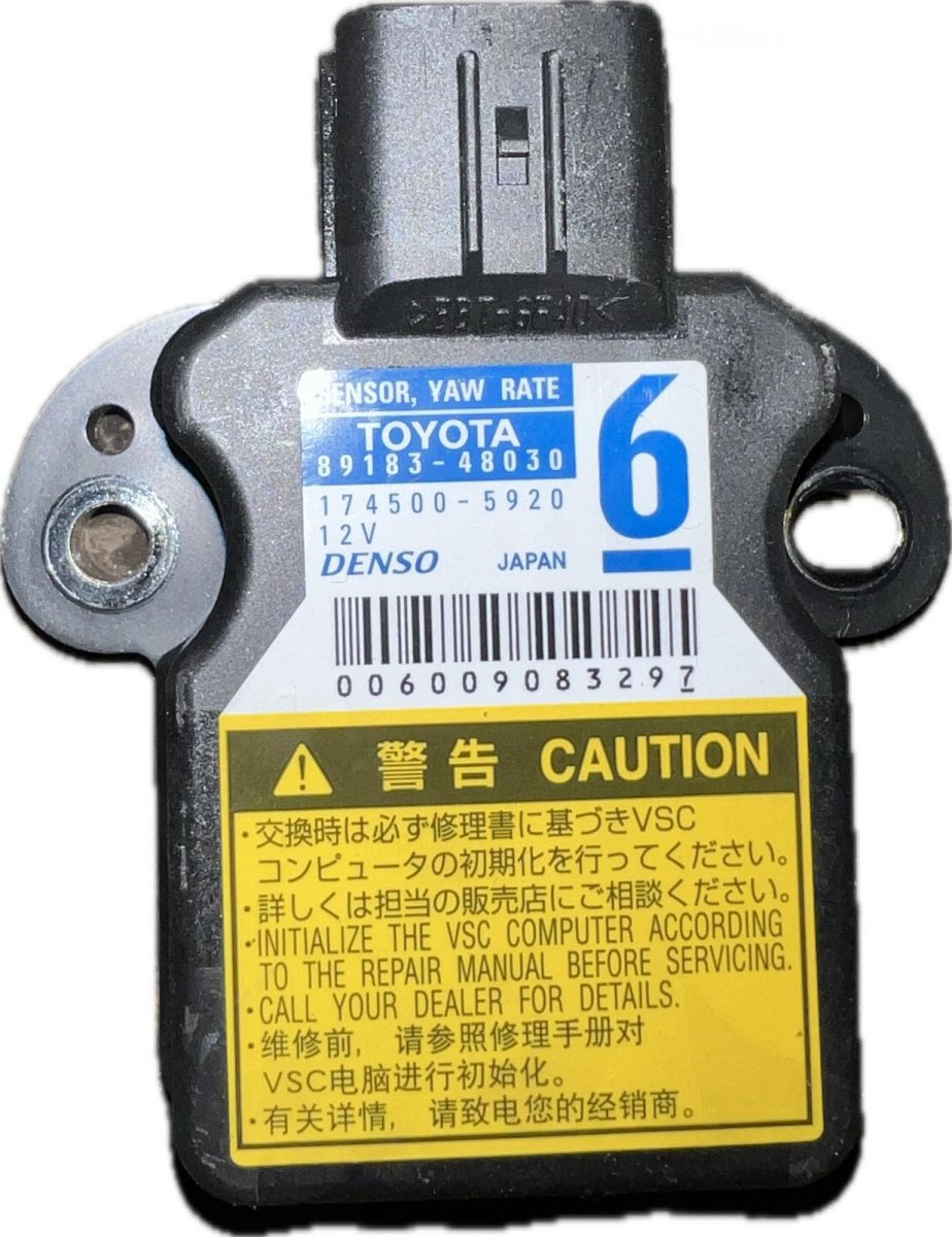 Toyota Prius Yaw rate / kiertonopeus tunnistin Yaw rate sensor — TOYOTA PRIUS III (XW30) (2009...