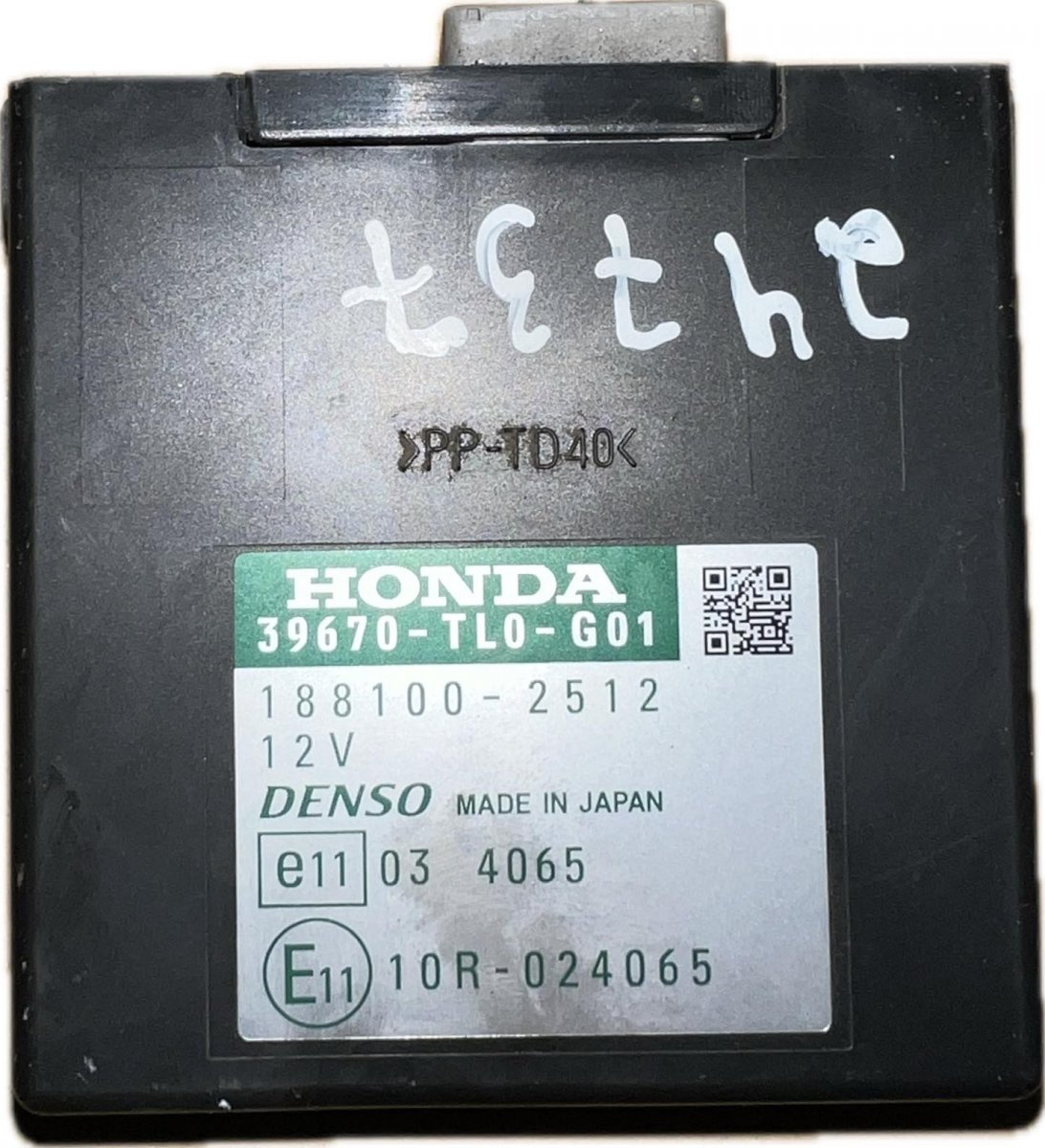 Honda Accord Parking assistance control unit Parking assistance control unit — HONDA ACCORD ...