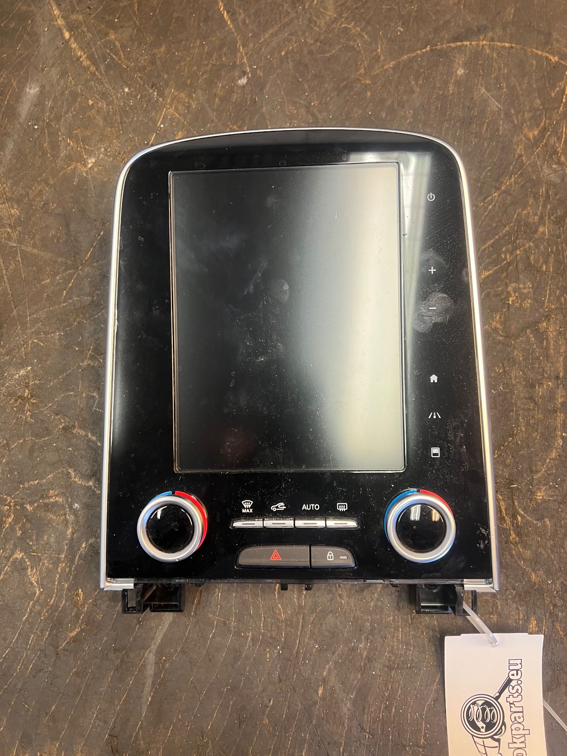 Renault Espace Dashboard screen Dashboard screen — RENAULT ESPACE V (JR) (2015-...