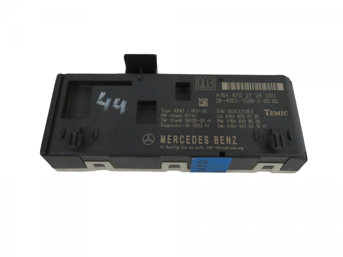 Mercedes-Benz A (W169) Boot lid / tailgate control unit Boot lid / tailgate control unit — MERCEDES-BEN...