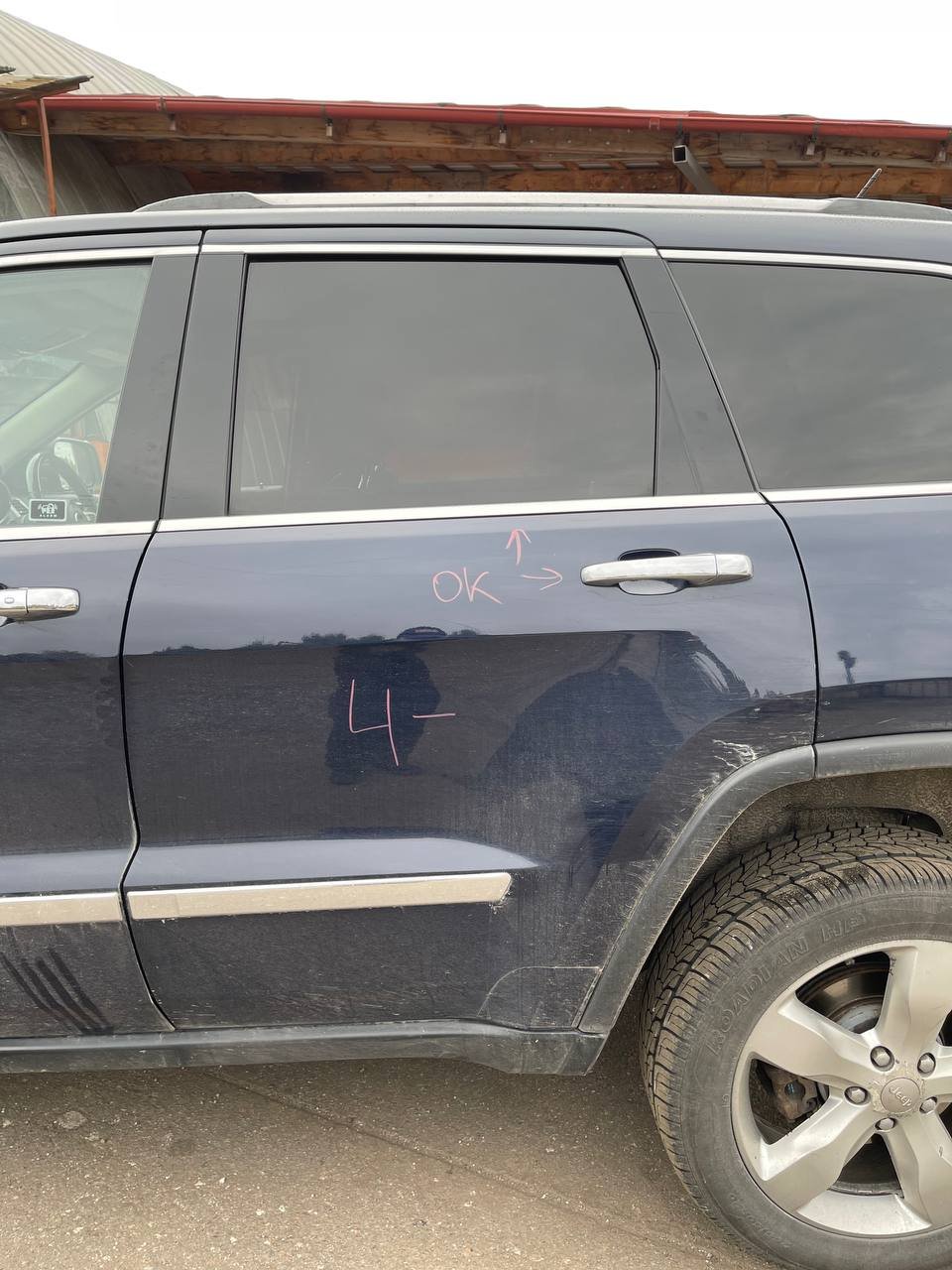 Jeep Grand Cherokee (WK) Door — rear left Door — rear left — JEEP GRAND CHEROKEE IV (WK, ...