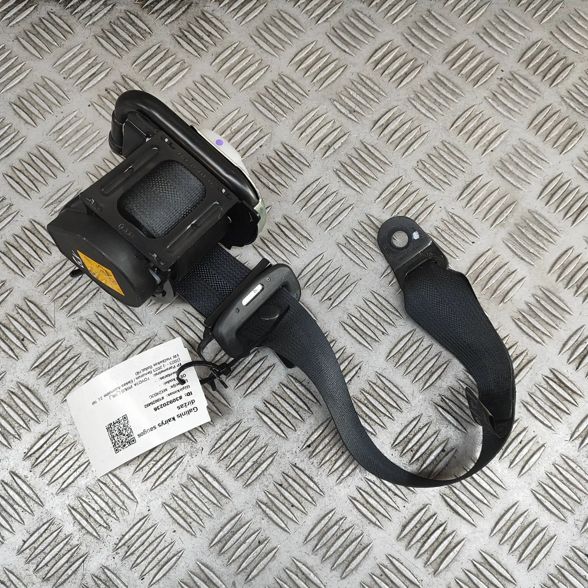 Toyota Prius Rear Left Seatbelt