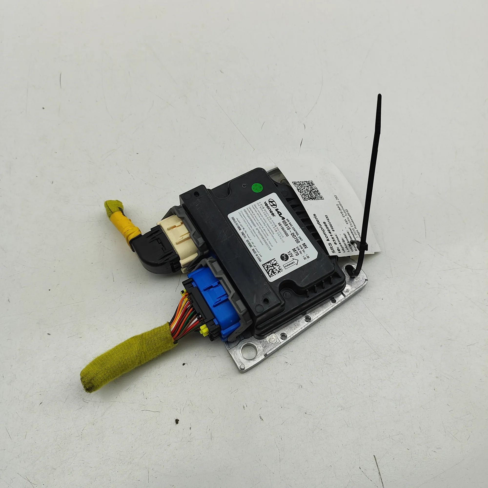 Kia EV9  SRS Control Unit SRS Control Unit — KIA EV9 (MV) (2023-...) — 95...
