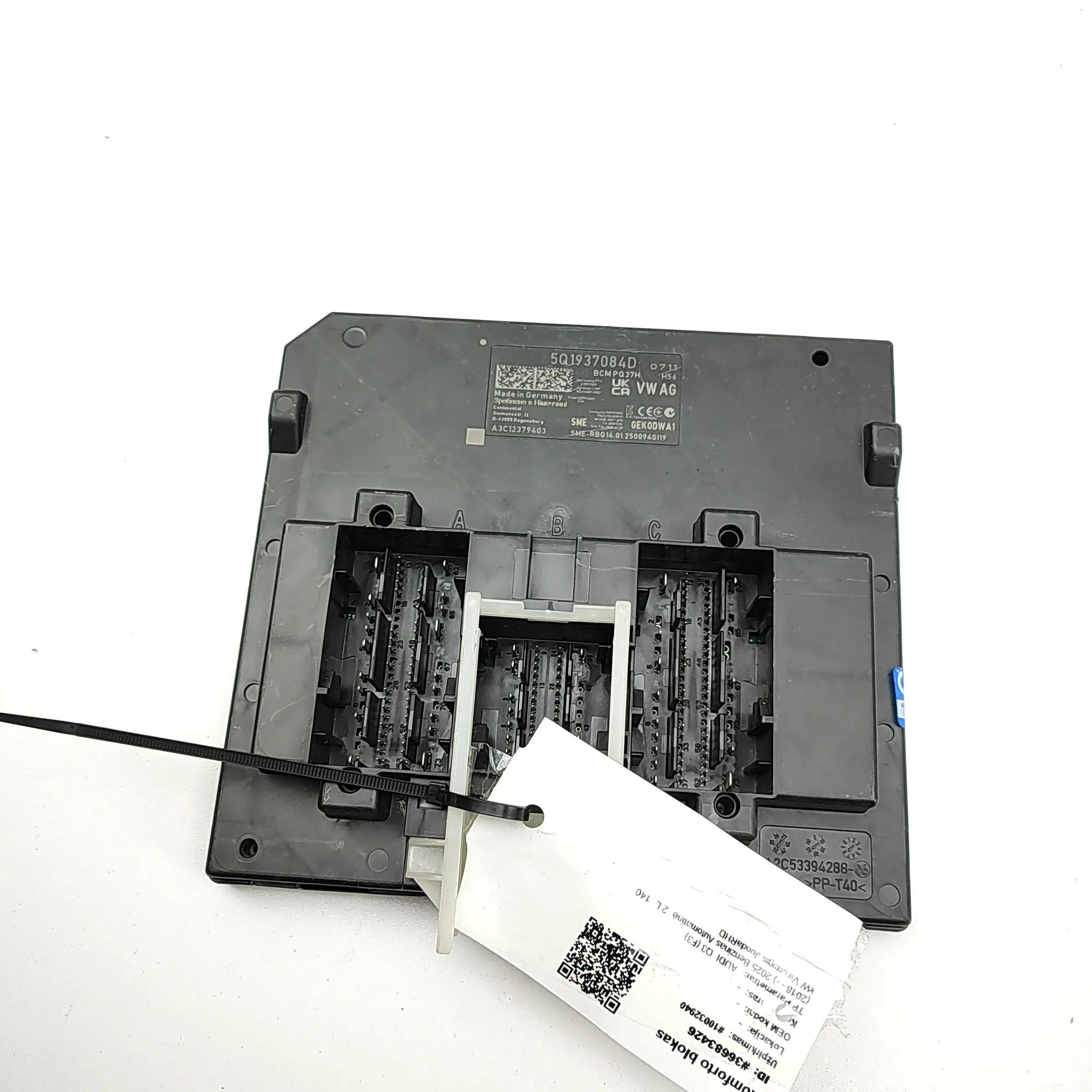 Audi Q3 (F3) Comfort Control Unit Comfort Control Unit — AUDI Q3 (F3) (2018-...) ...