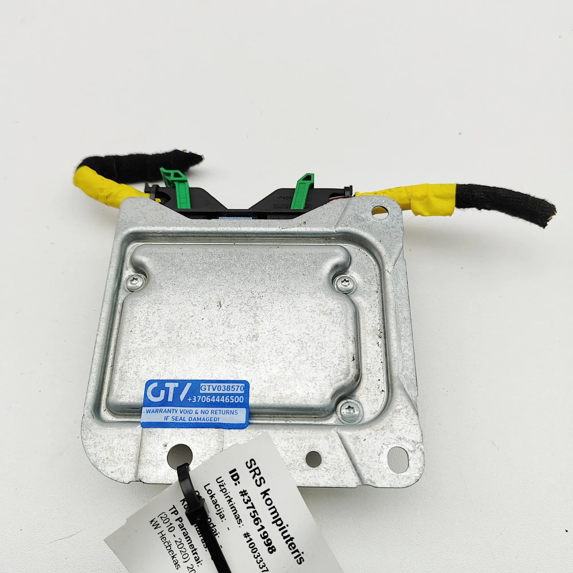Alfa-Romeo Giulietta (940) SRS Control Unit SRS Control Unit — ALFA ROMEO GIULIETTA (940_) ...
