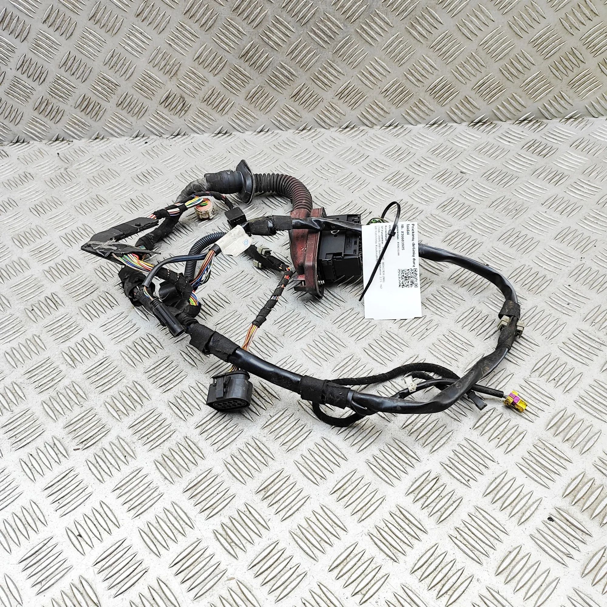 Porsche Boxster (986) Door wiring — front right Door wiring — front right — PORSCHE BOXSTER (98...