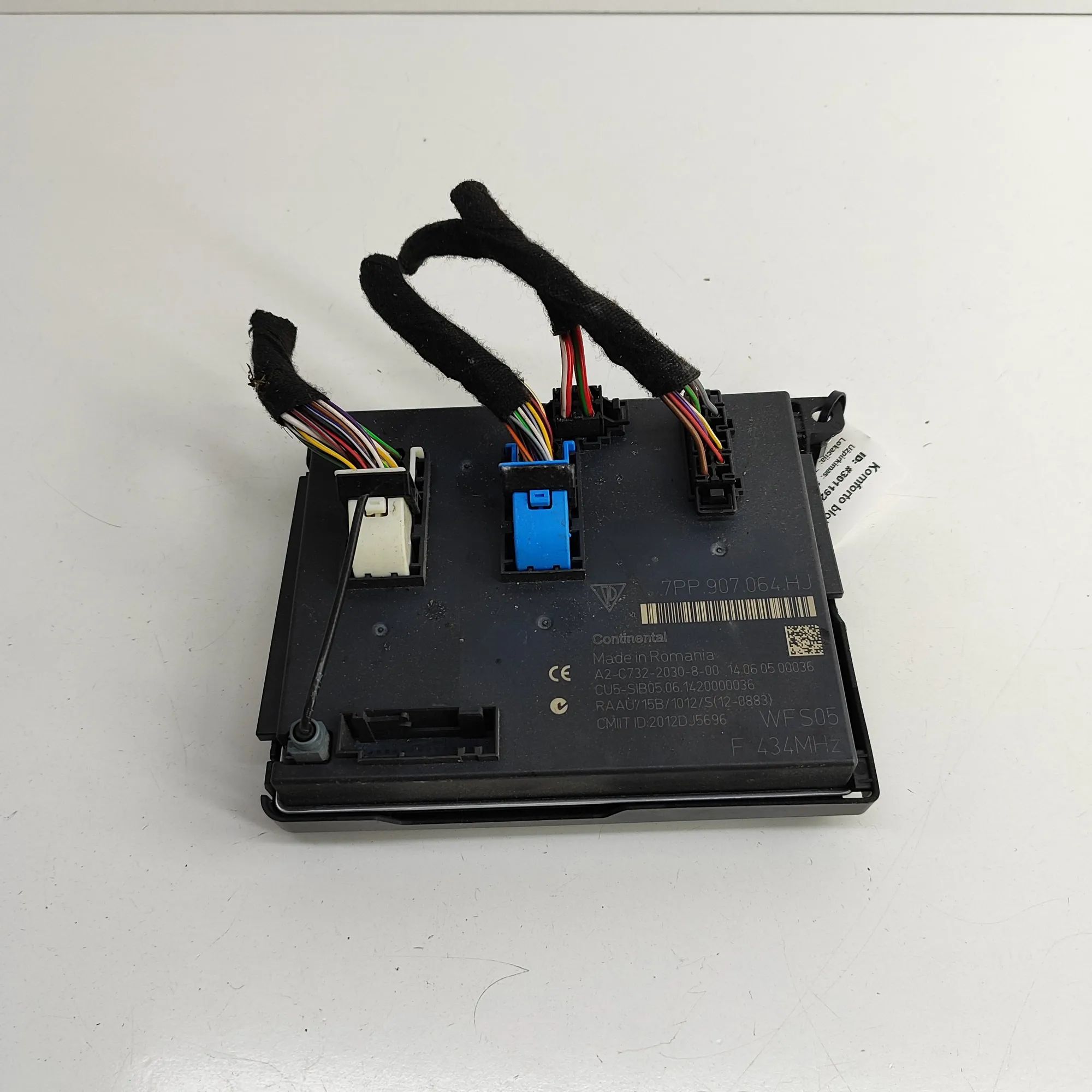Porsche Cayenne Comfort Control Unit Comfort Control Unit — PORSCHE CAYENNE (92A) (2...