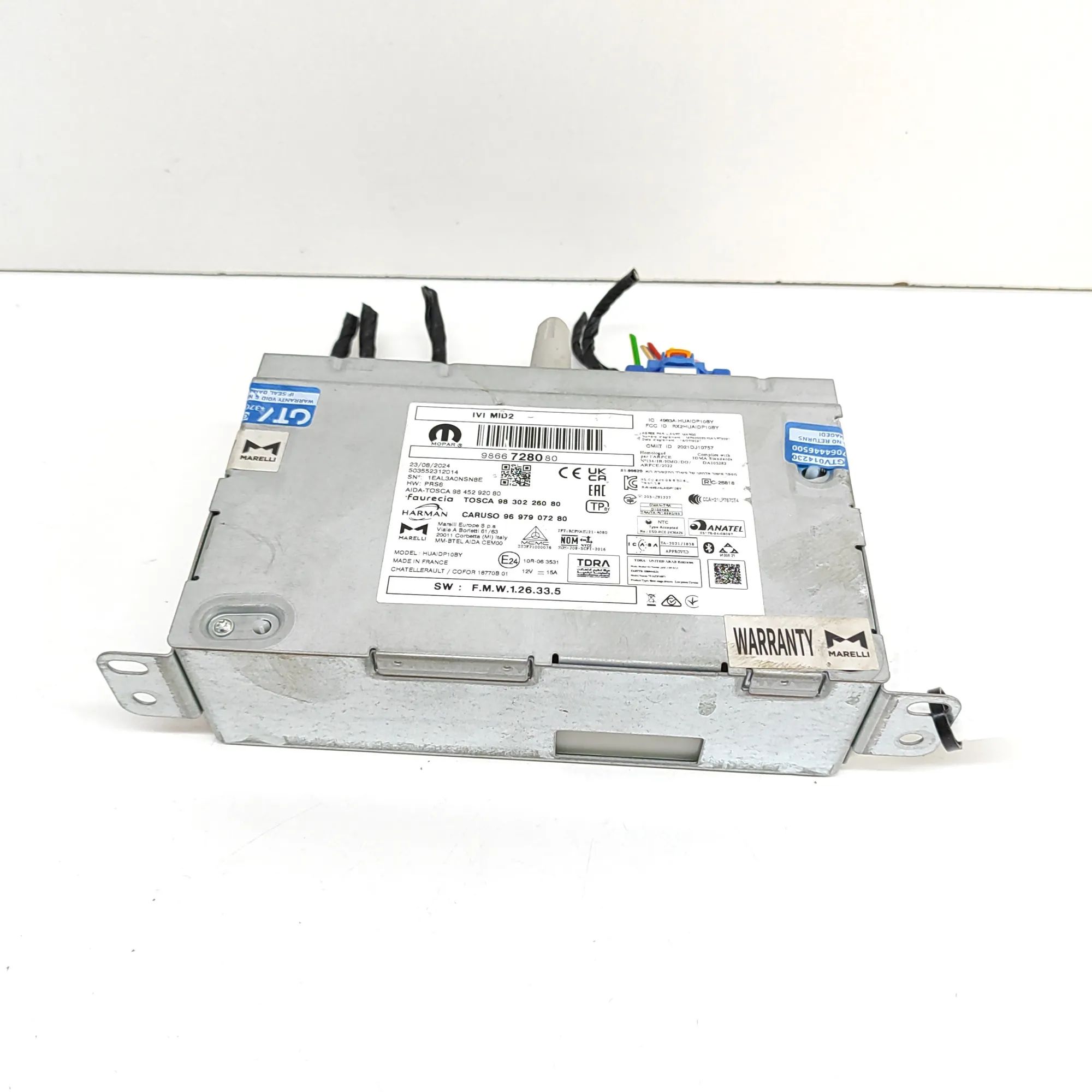 Jeep Avenger Navigation Control Unit Navigation Control Unit — JEEP AVENGER (J2) (20...