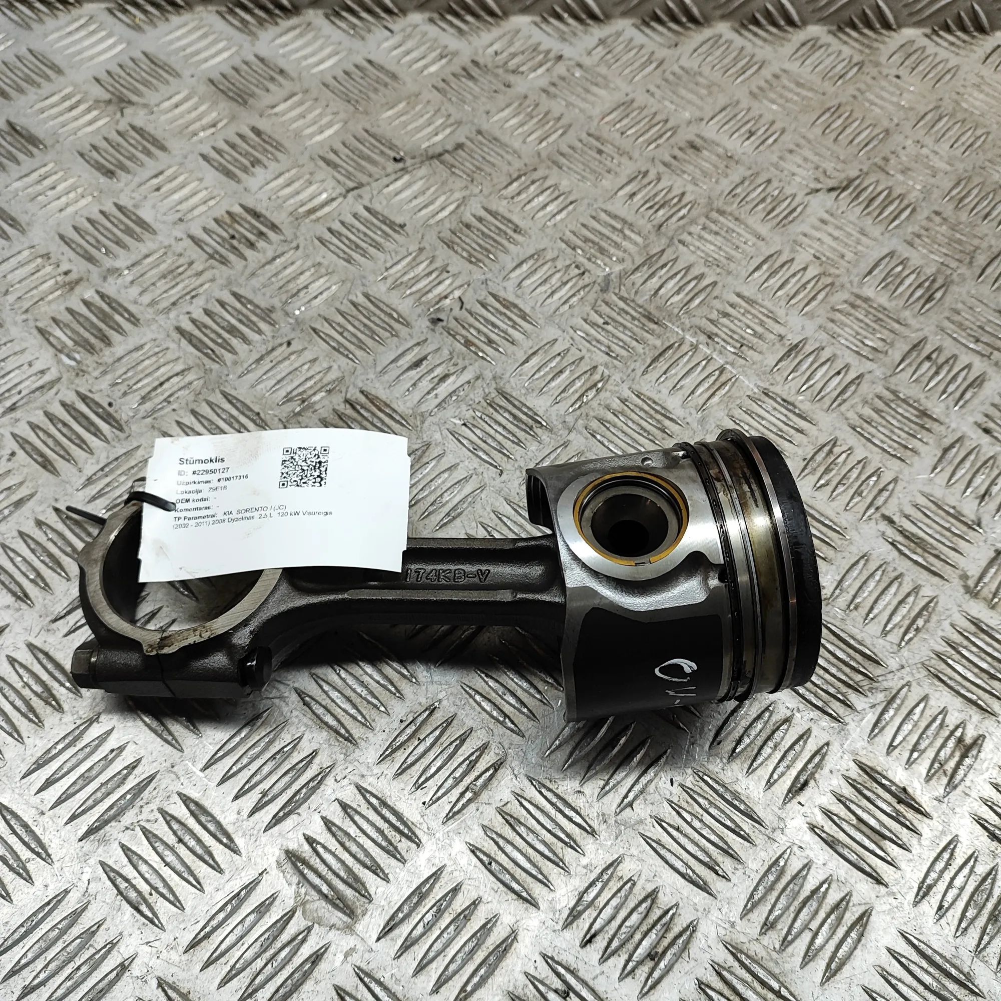 Kia Sorento Piston Piston — KIA SORENTO I JC (2002-2011) — 23510-4...