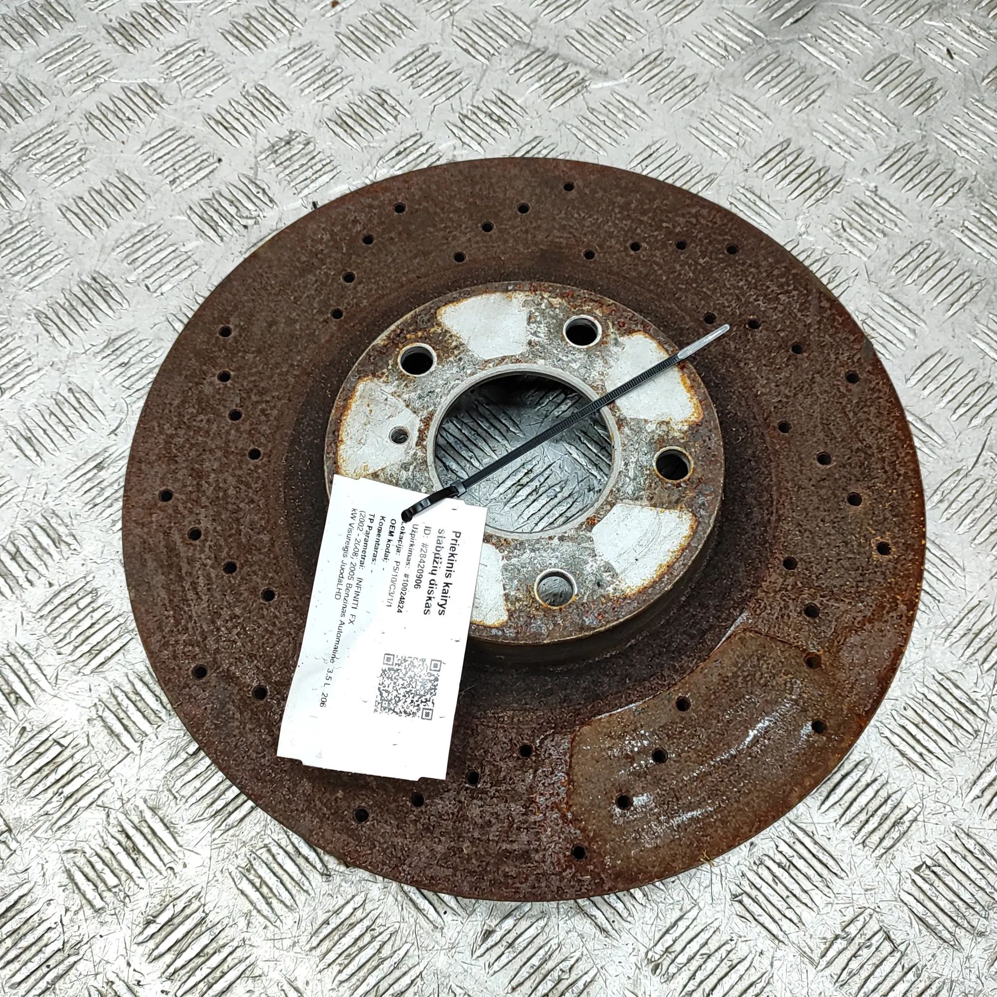 Infiniti FX (S50) Front Left Brake Disc Front Left Brake Disc — INFINITI FX (2002-2008)...