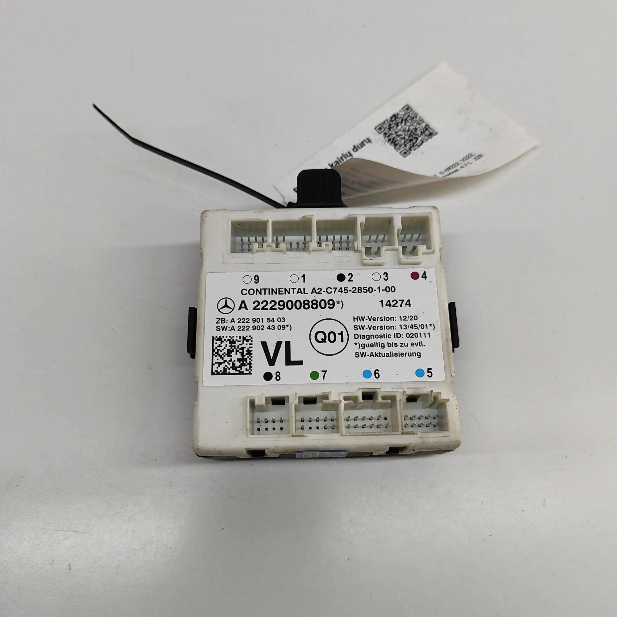 Mercedes-Benz A (W176) Door control unit — front left Door control unit — front left — MERCEDES BENZ ...