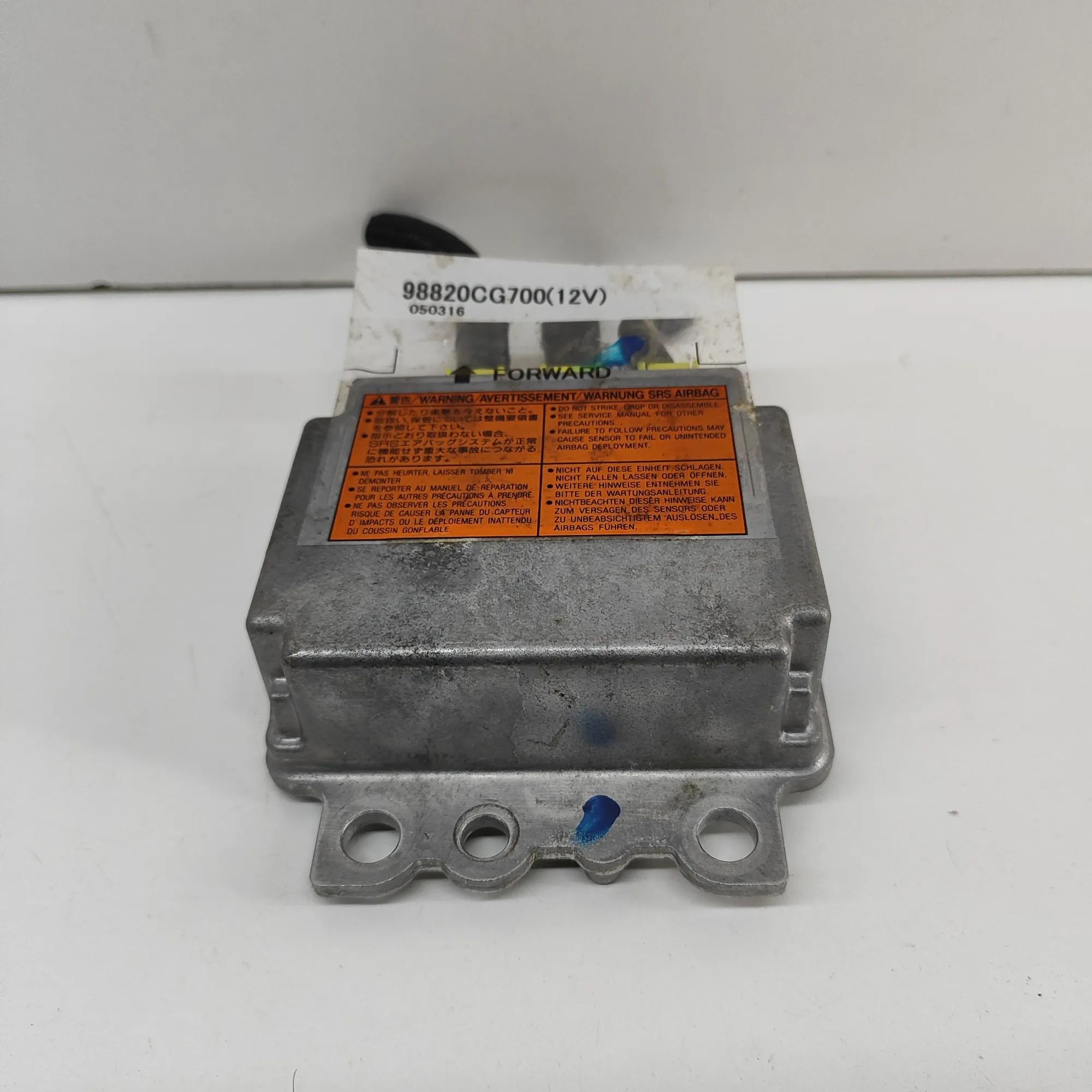 Infiniti FX (S50) SRS Control Unit SRS Control Unit — INFINITI FX (2002-2008) — 98...