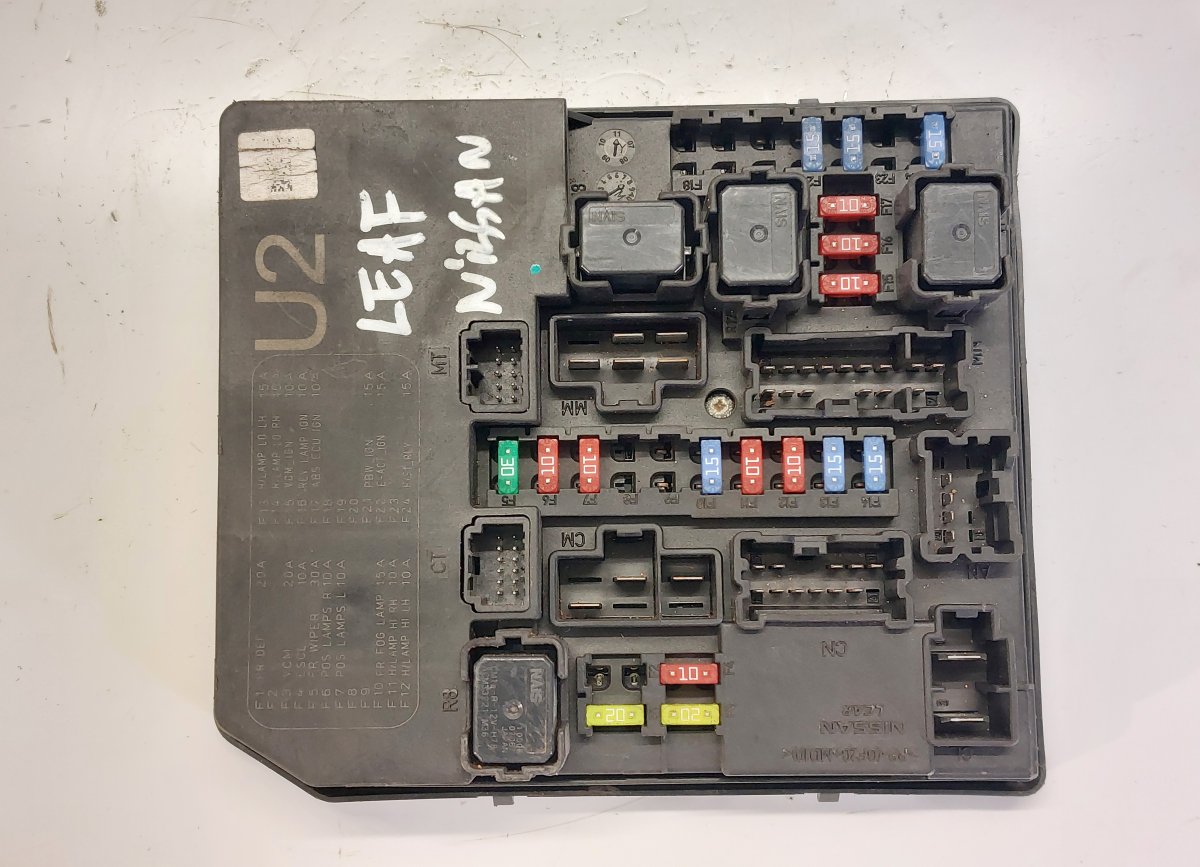 Nissan Leaf Fuse box Fuse box — NISSAN LEAF I (ZE0) (2010-2017) — 28...