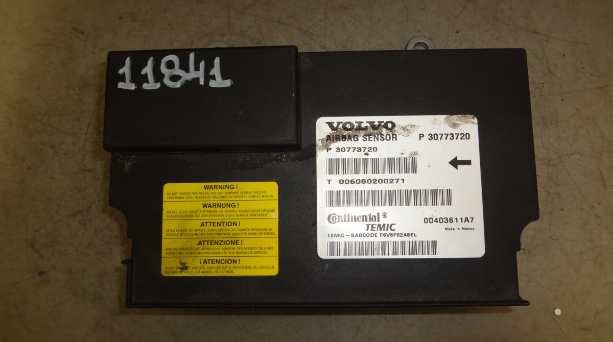 Volvo S80 Airbag Control Unit Airbag control unit — VOLVO S80 (II AS) (2006-2...