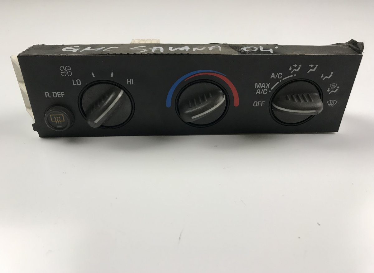 GMC Savana Heater control panel Heater control panel — GMC SAVANA 1500 [USA] (2...