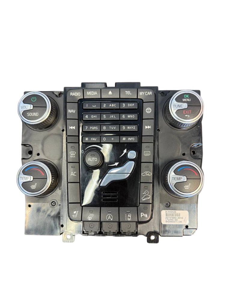 Volvo S60 Heater control panel Heater control panel — VOLVO S60 II / V60 I (20...