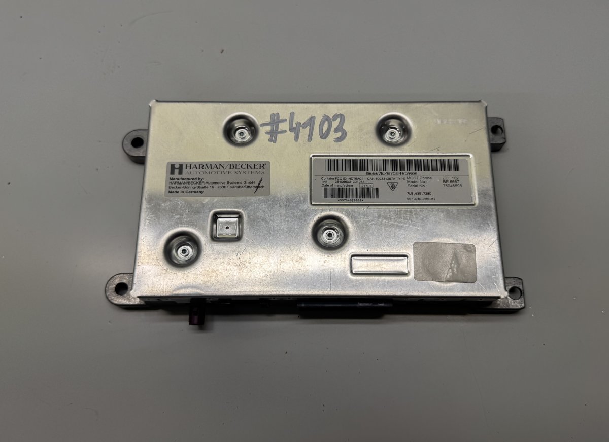 Porsche Cayenne Telephone / Bluetooth control unit Telephone / Bluetooth control unit — PORSCHE CA...