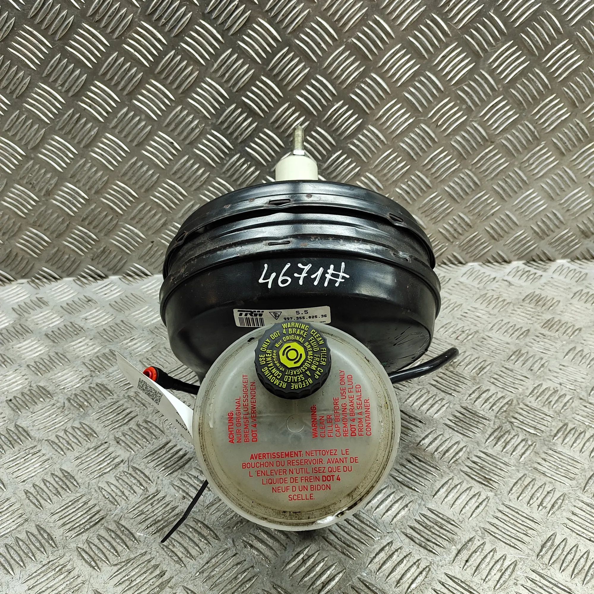 Porsche 911 (997) Brake Servo Booster Brake Servo Booster — PORSCHE 911 (997) (2004-2...