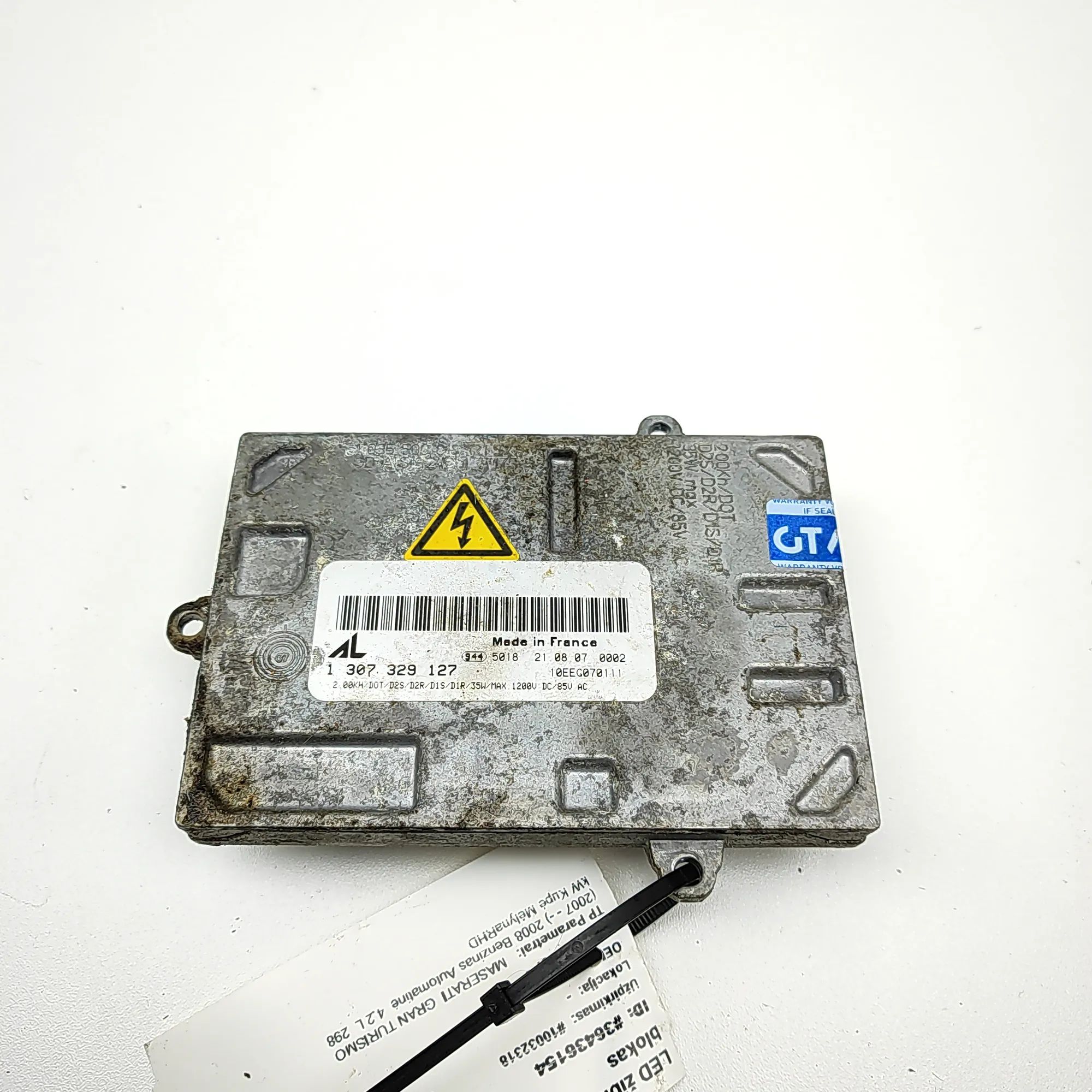 Maserati GranTurismo / GranCabrio Xenon Light Control Unit Xenon Light Control Unit — MASERATI GRAN (TURIS...