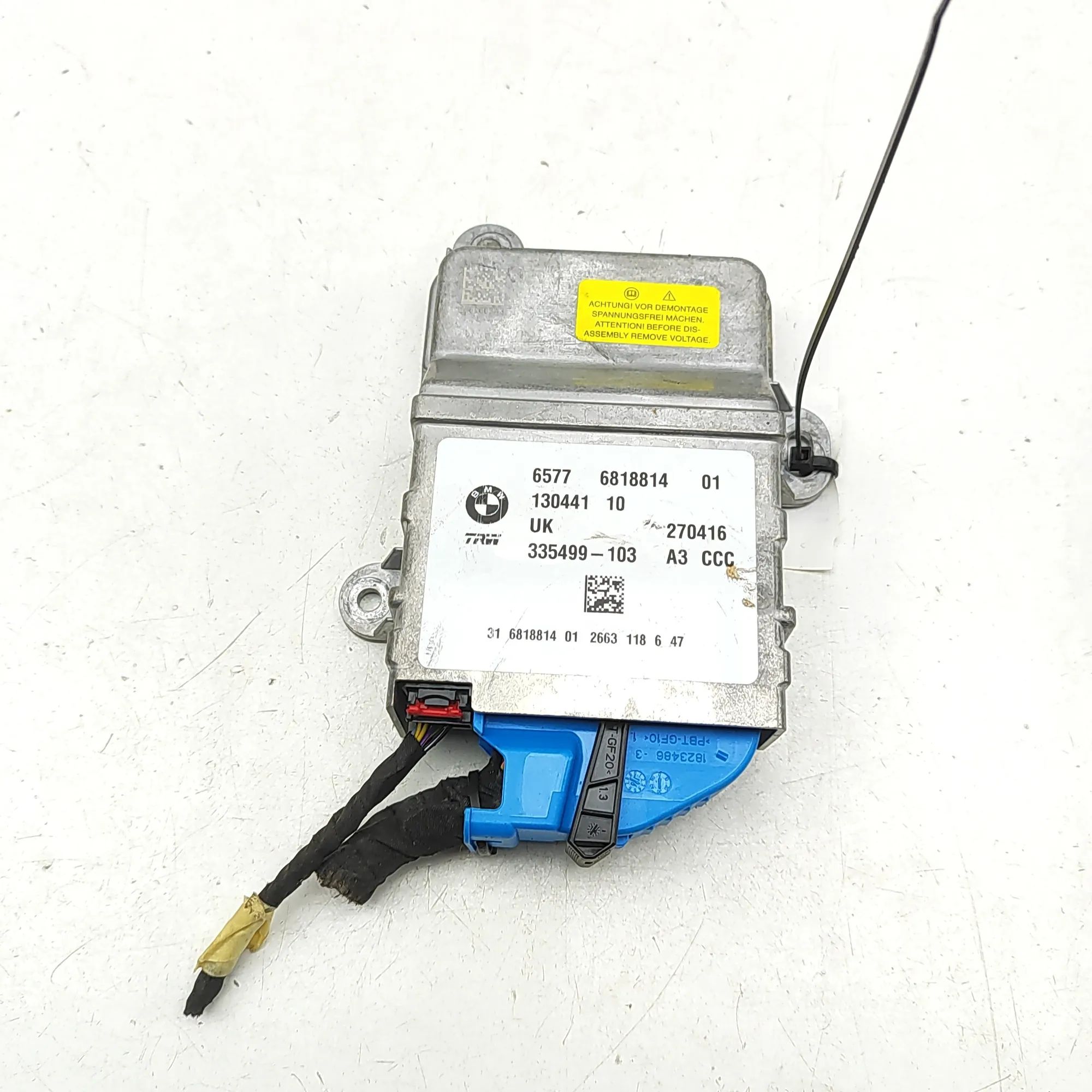 BMW X1 (F48) SRS Control Unit SRS Control Unit — BMW X1 (F48) (2014-2022) — 6...