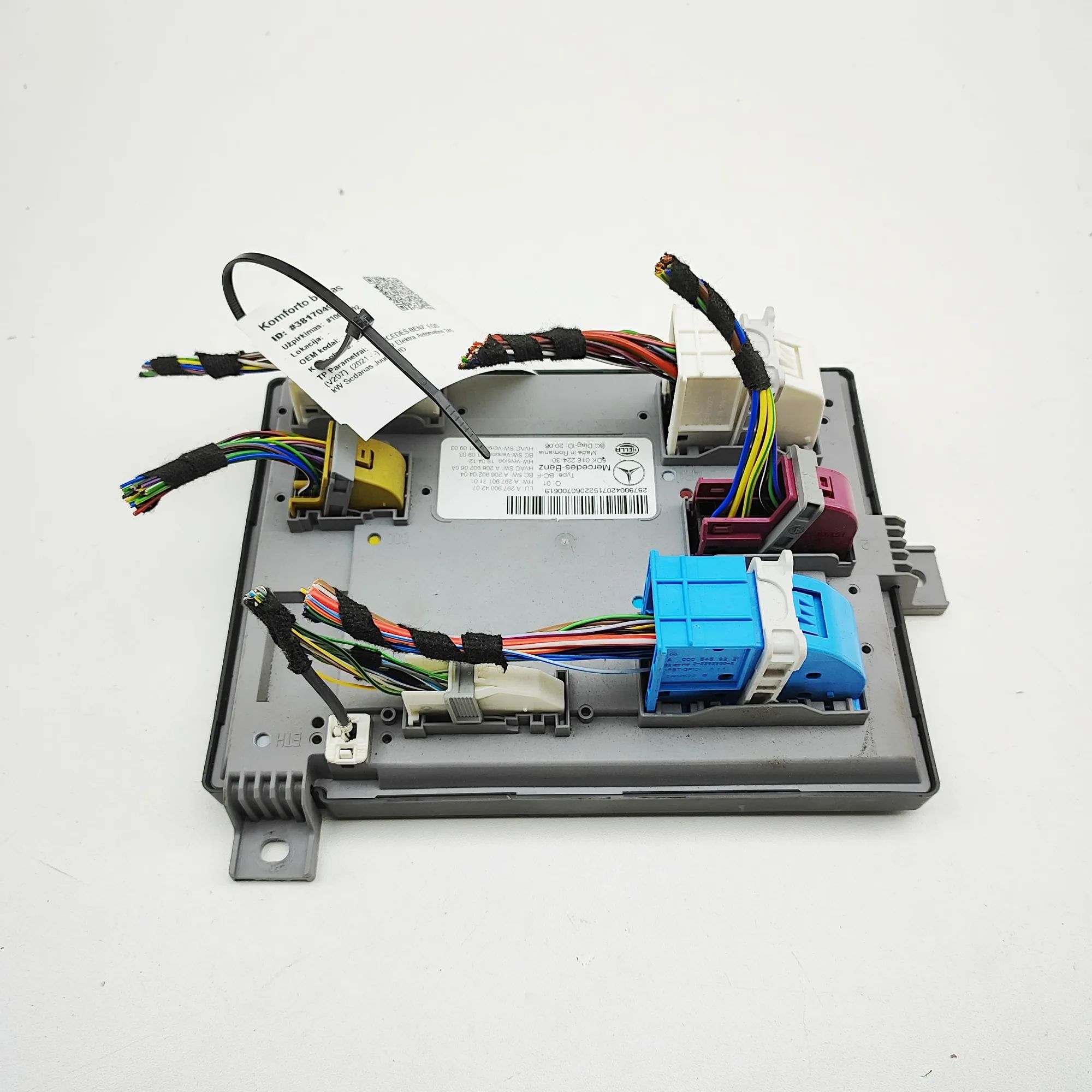 Mercedes-Benz EQS (V297 / X296) Comfort Control Unit Comfort Control Unit — MERCEDES BENZ EQS (V297)...