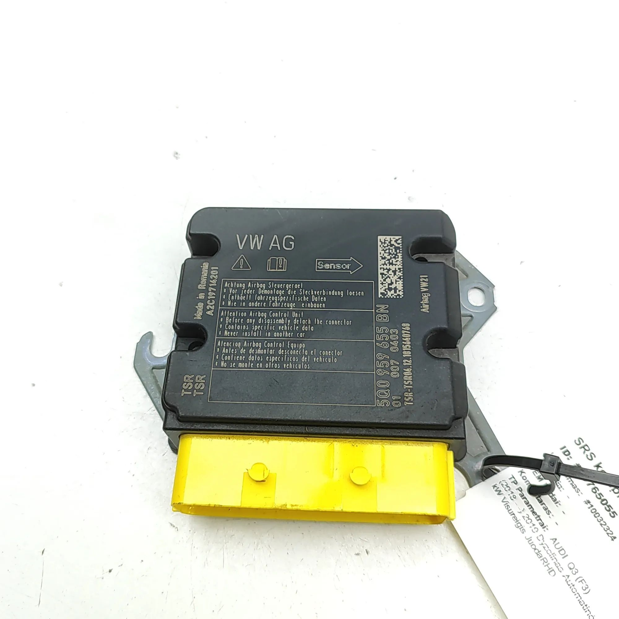 Audi Q3 (F3) SRS Control Unit SRS Control Unit — AUDI Q3 (F3) (2018-...) — 5Q...