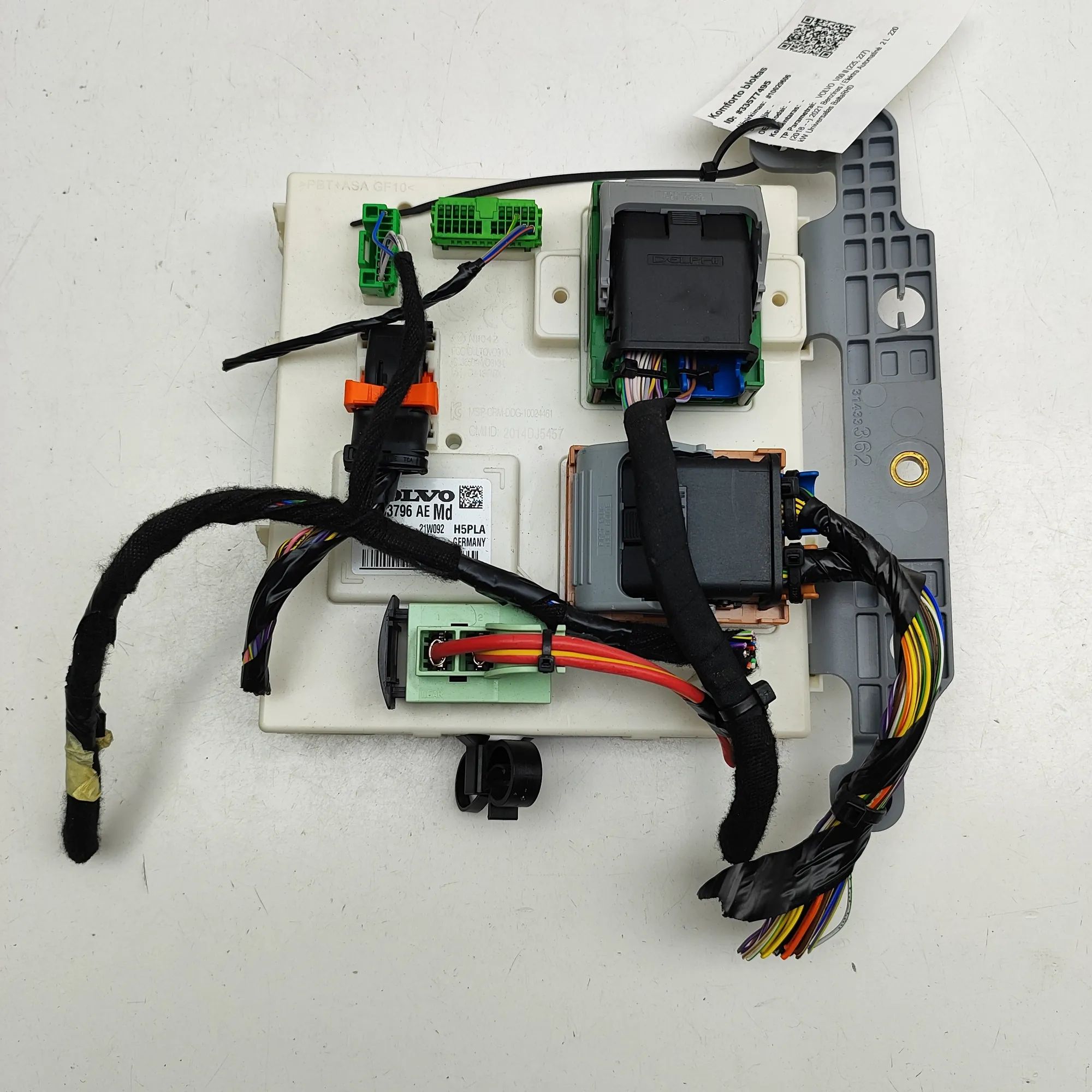 Volvo V60 Comfort Control Unit Comfort Control Unit — VOLVO V60 (II 225, 227) ...