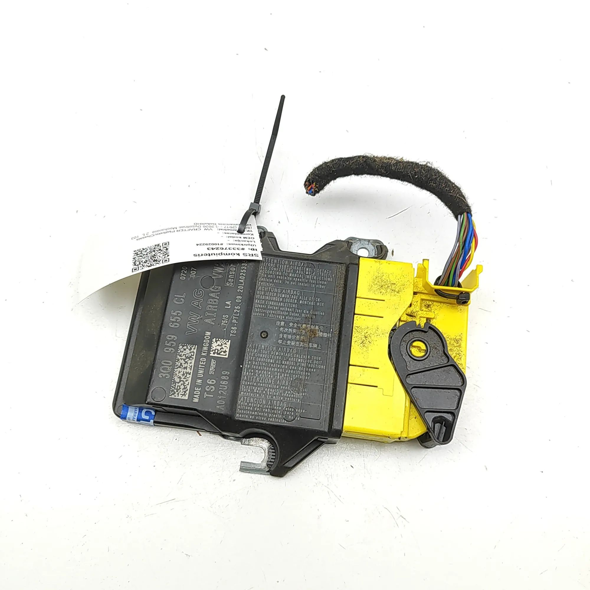 Volkswagen Crafter SRS Control Unit SRS Control Unit — VW CRAFTER (Platform/chassis...