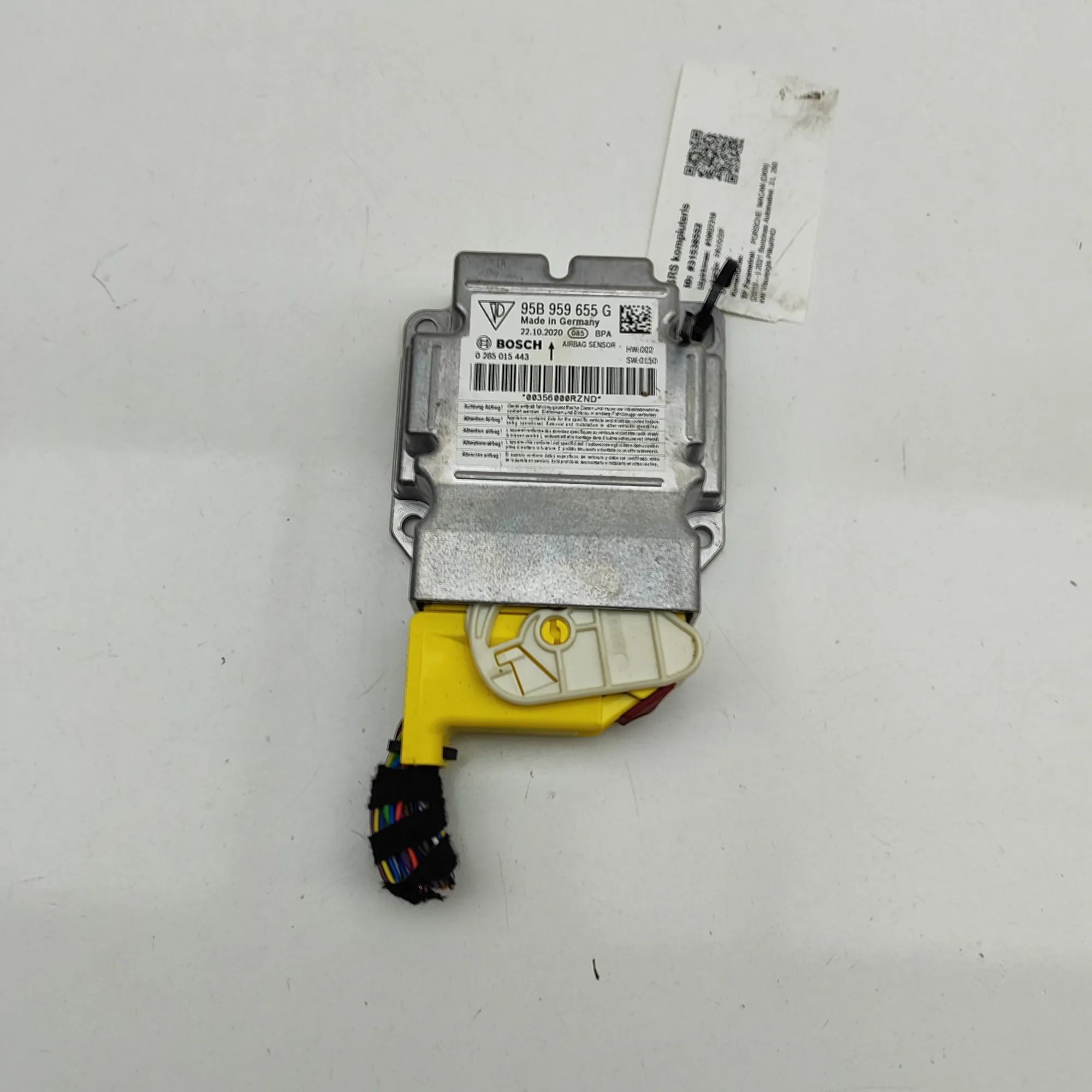 Porsche Macan SRS Control Unit SRS Control Unit — PORSCHE MACAN (DKN) (2019-.....