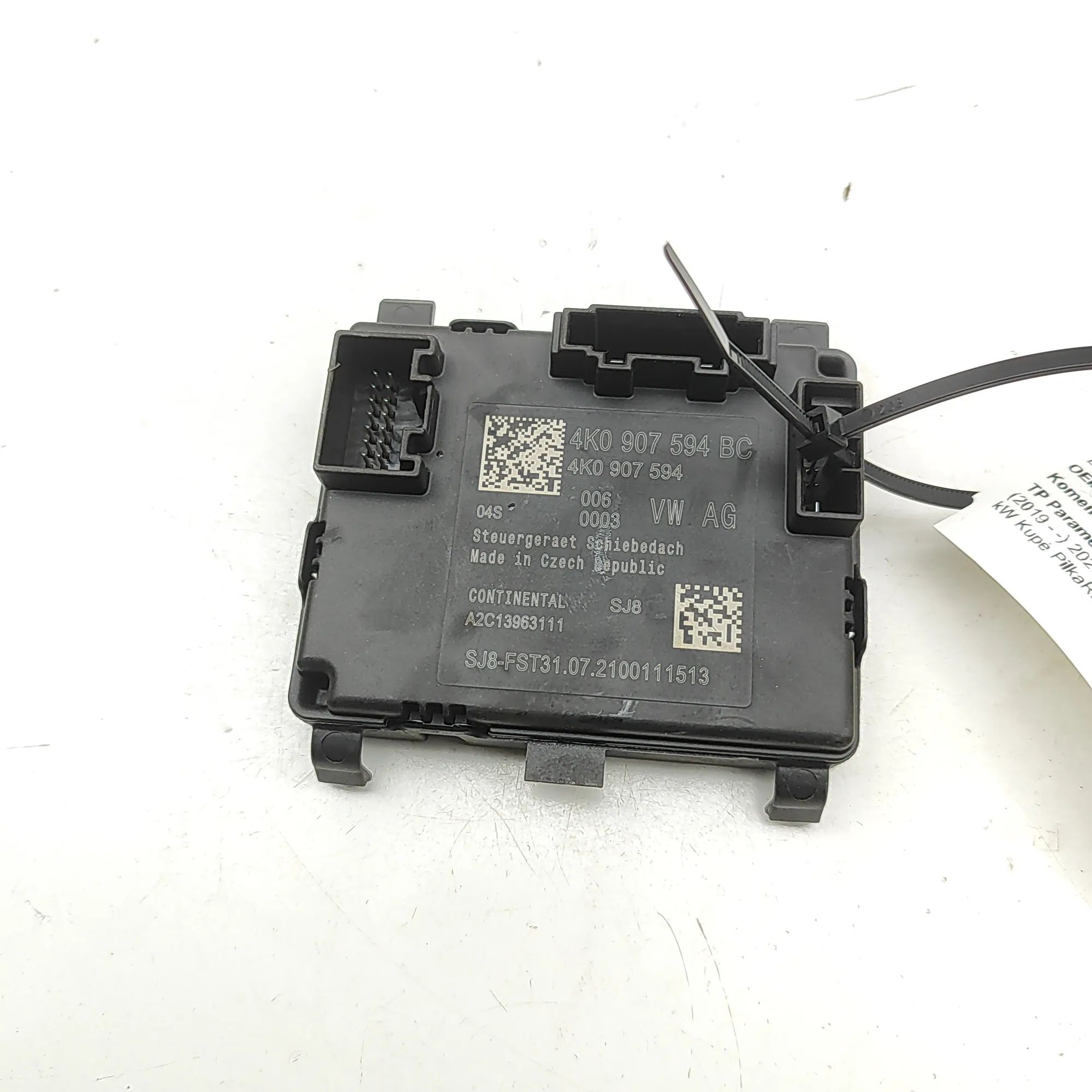 Porsche 911 (992) Sunroof control module Sunroof control module — PORSCHE 911 (992) (201...