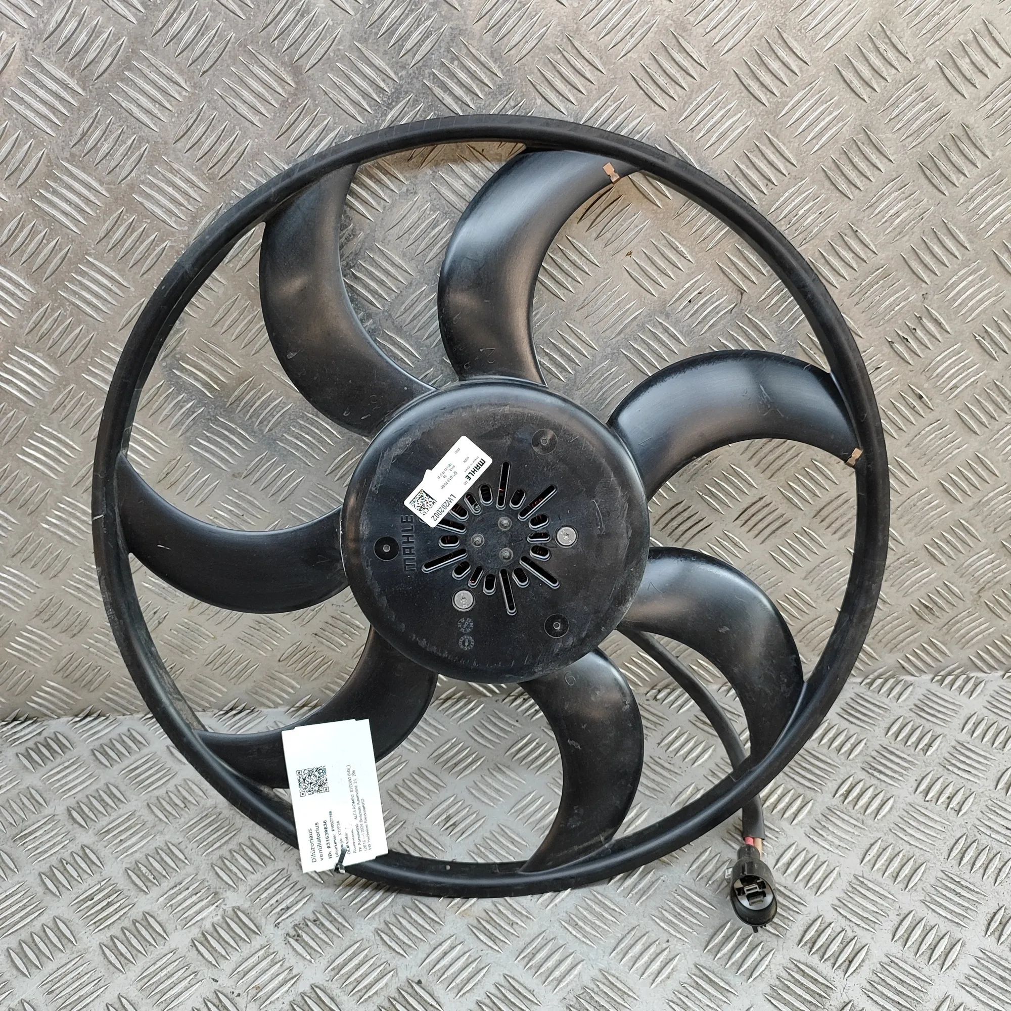Alfa-Romeo Stelvio Engine Cooling Fan Engine Cooling Fan — ALFA ROMEO STELVIO (949_) ...