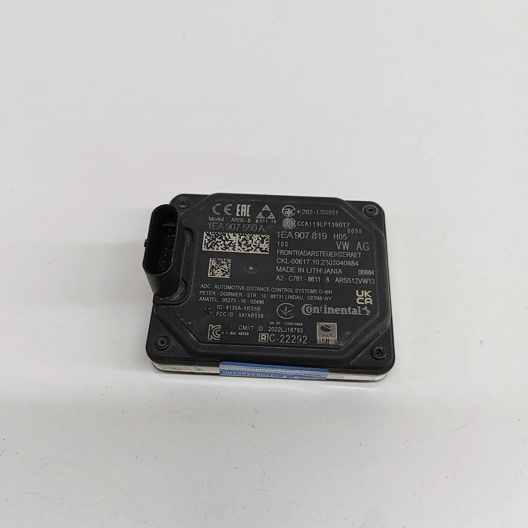 Skoda Enyaq Distance Radar Sensor Distance Radar Sensor — SKODA ENYAQ (iV SUV 5AC...