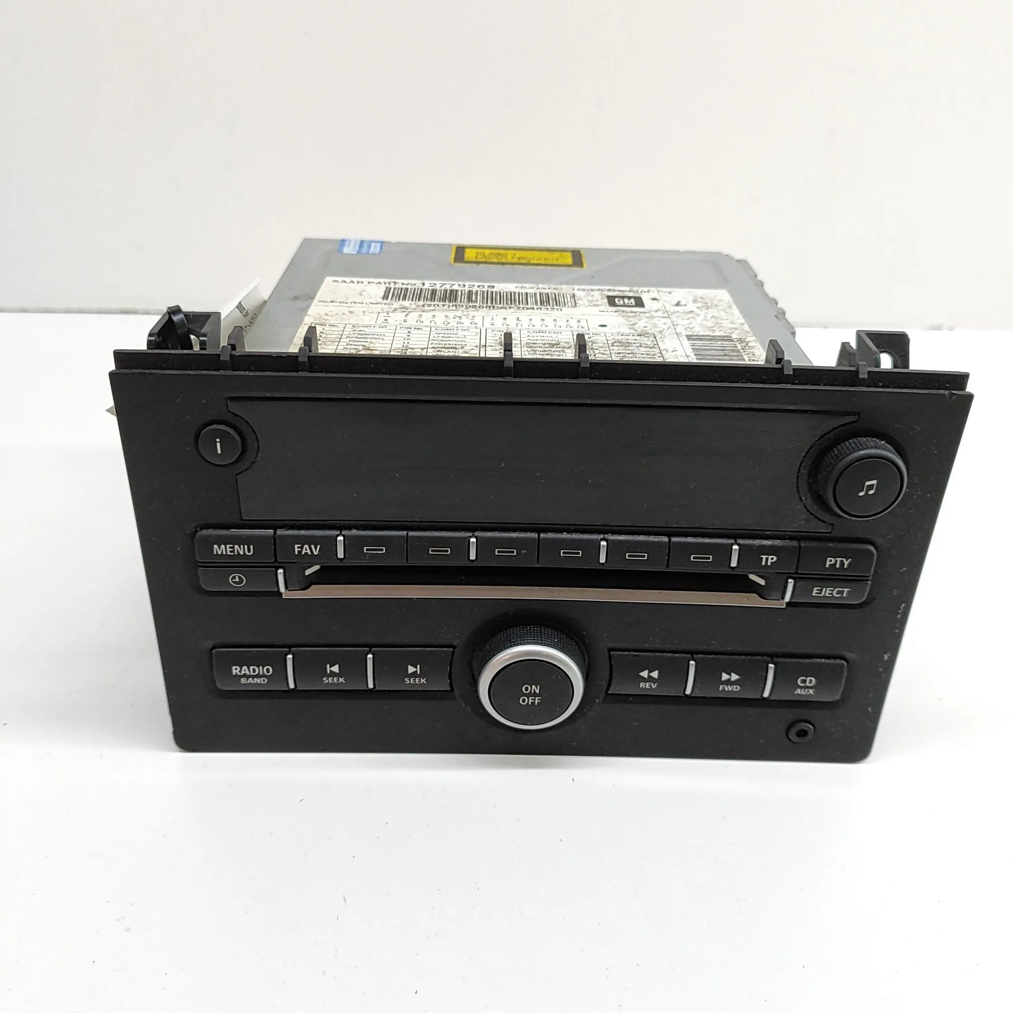Saab 9-3 Radio/CD head unit Radio/CD head unit — SAAB 9-3 Estate YS3F (2005...