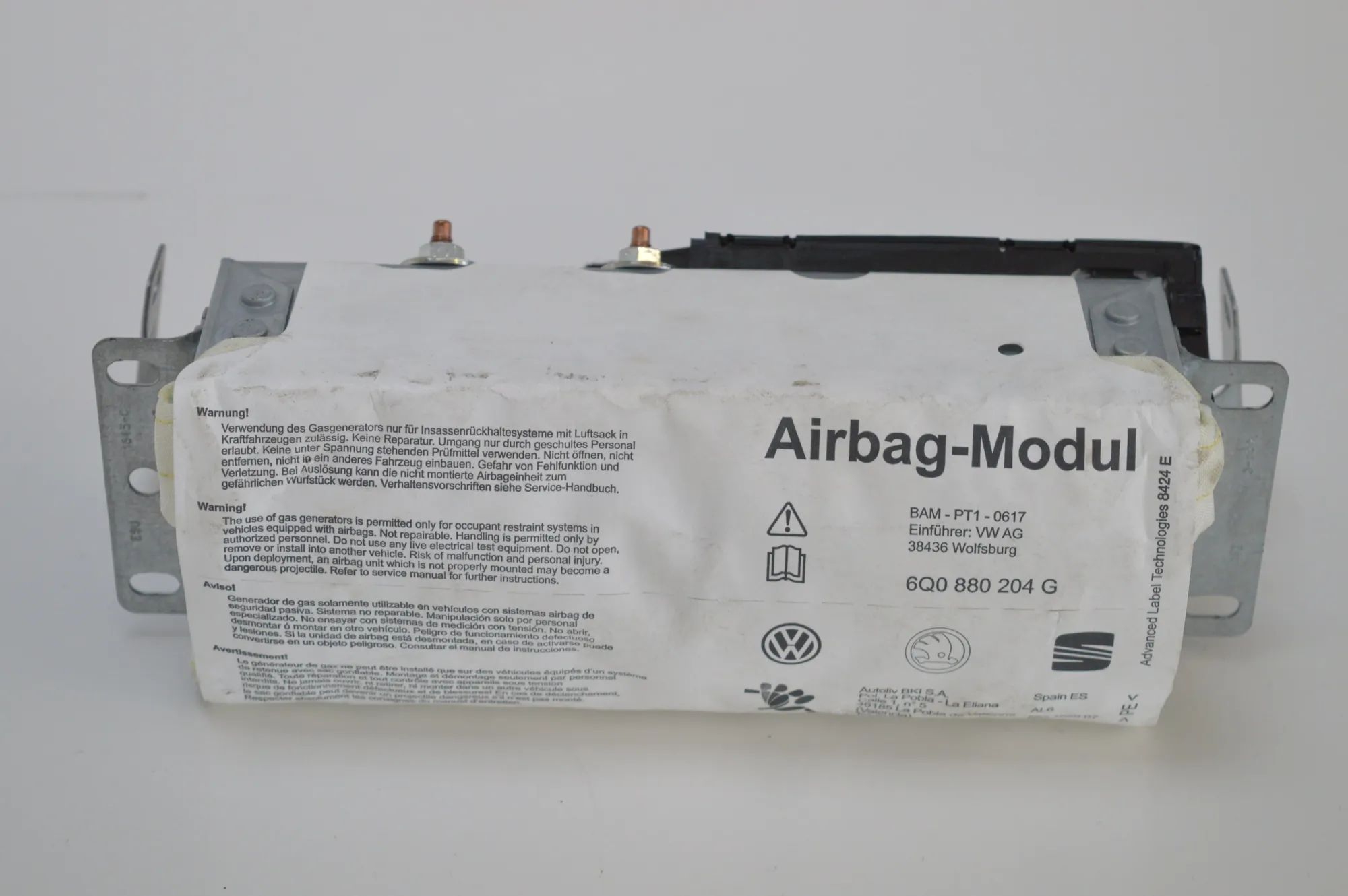 Seat Ibiza Dashboard Safety Bag SRS Dashboard Safety Bag SRS — SEAT IBIZA III 6L1 (...