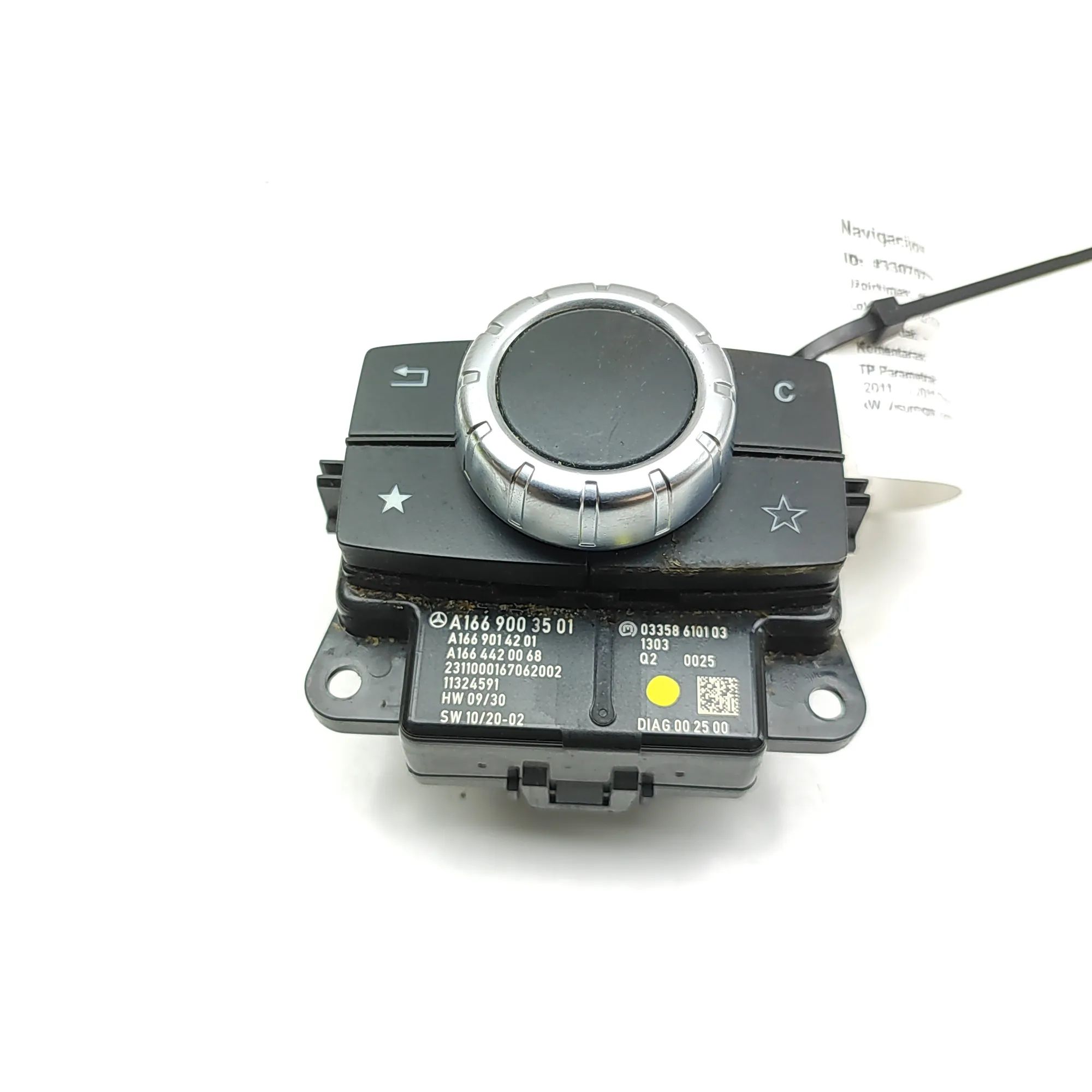 Mercedes-Benz A (W169) Navigation Control Knob Navigation control knob — MERCEDES BENZ ML-CLAS...