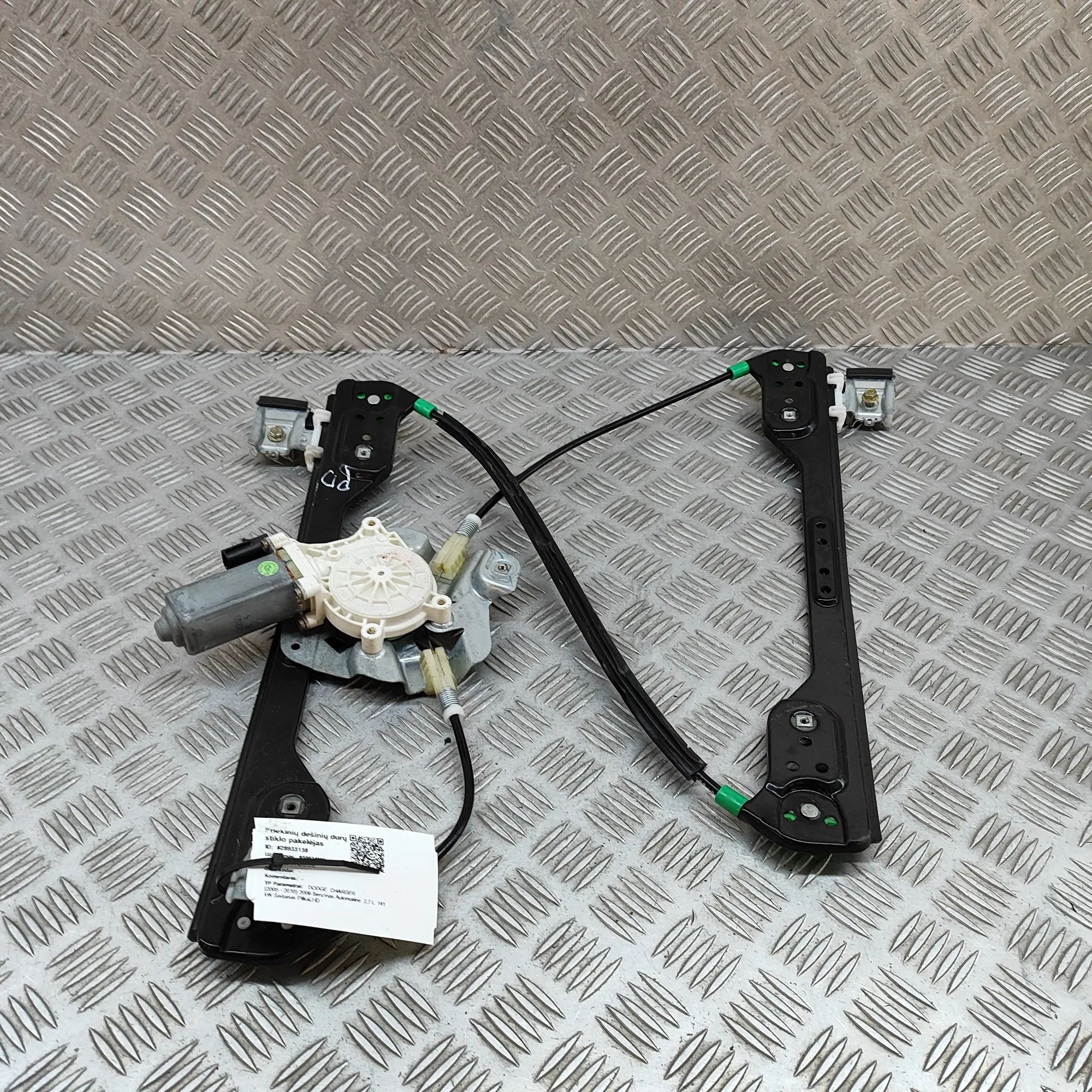 Dodge Charger Front Right Door Window Regulator Front Right Door Window Regulator — DODGE CHARG...