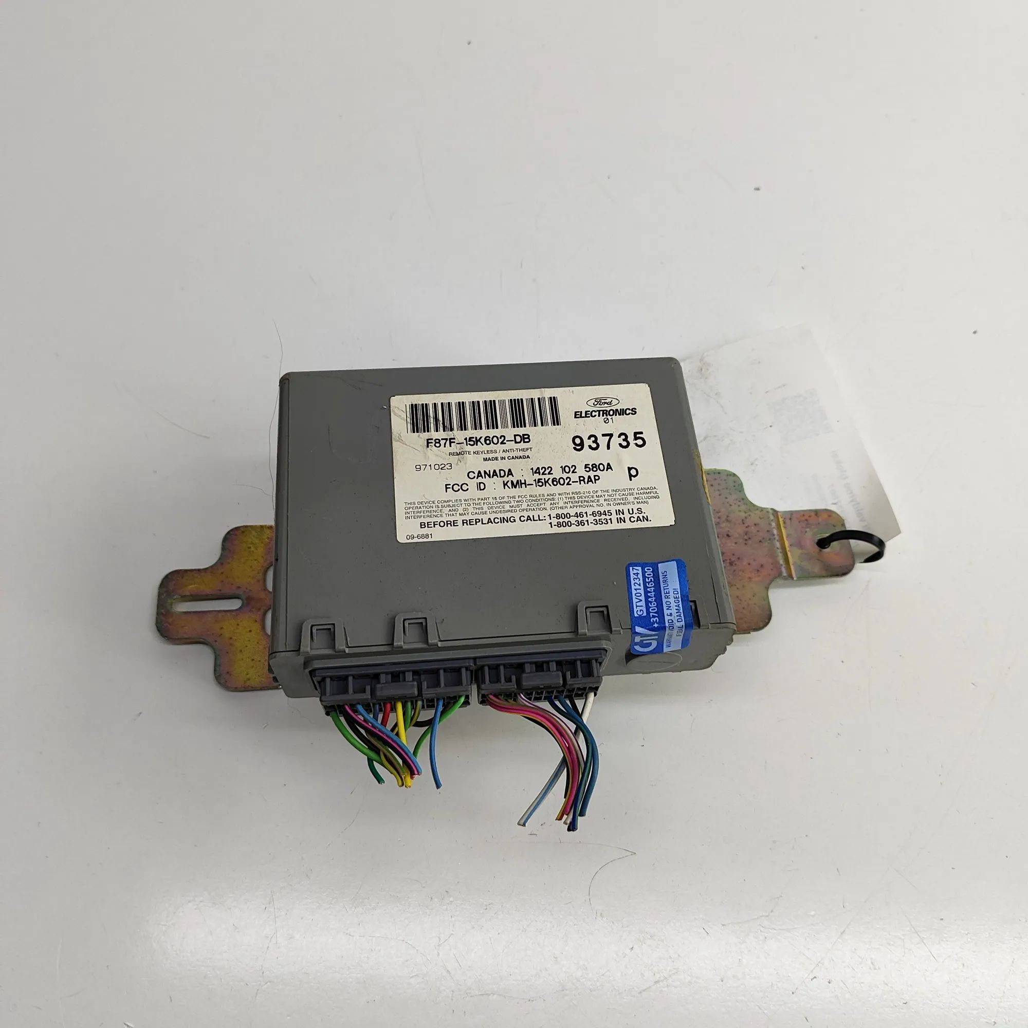Central Locking Control Unit Brand/Model: FORD USA EXPLORER
Year: 1997
Engin...